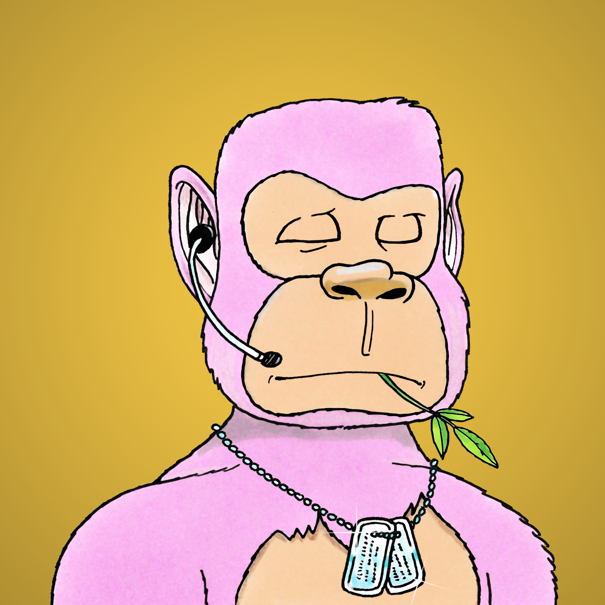 George Trosley - Jungle Freaks - Jungle Freak 1388 - NFT # 1388