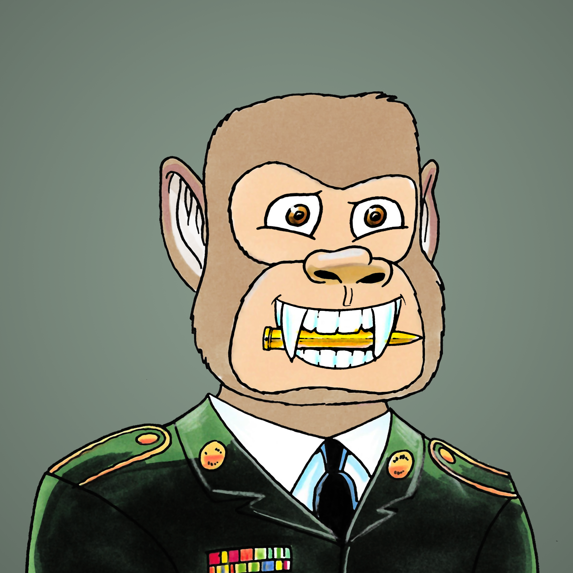 George Trosley - Jungle Freaks - Jungle Freak 1390 - NFT # 1390