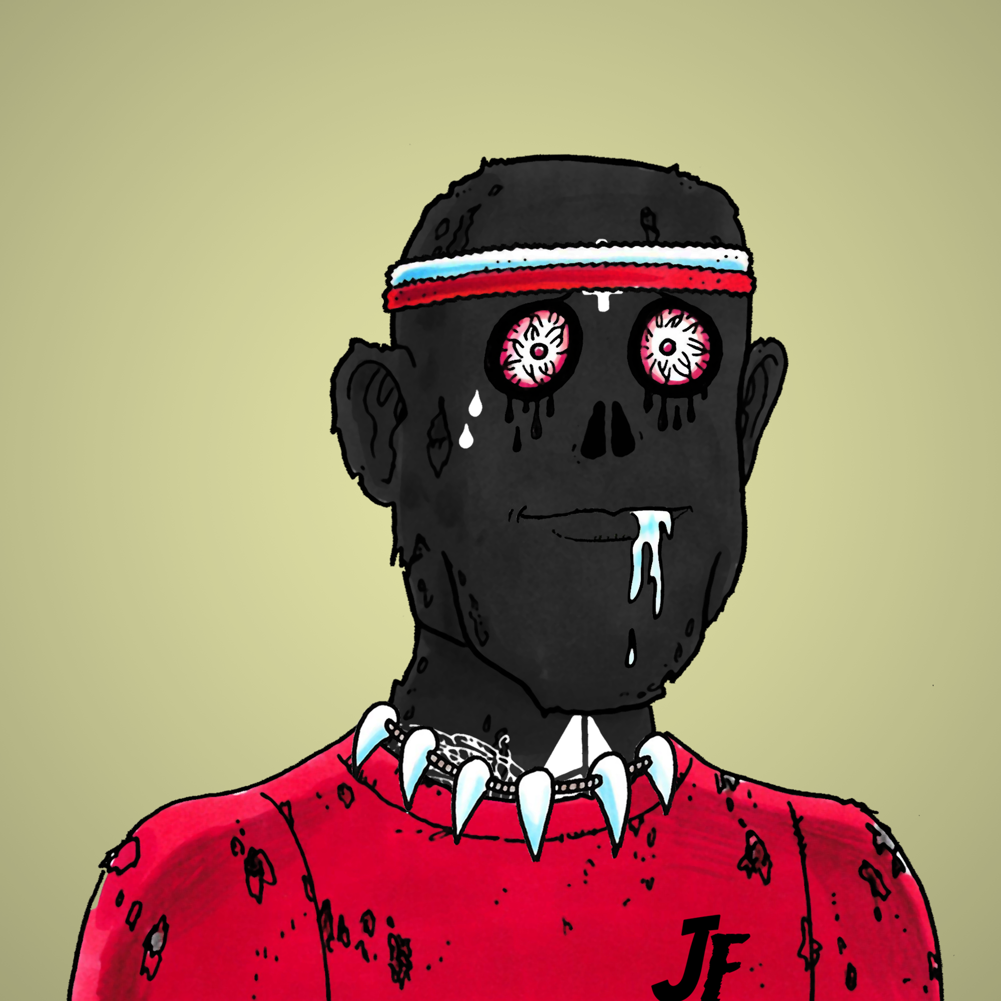 George Trosley - Jungle Freaks - Jungle Freak 1395 - NFT # 1395