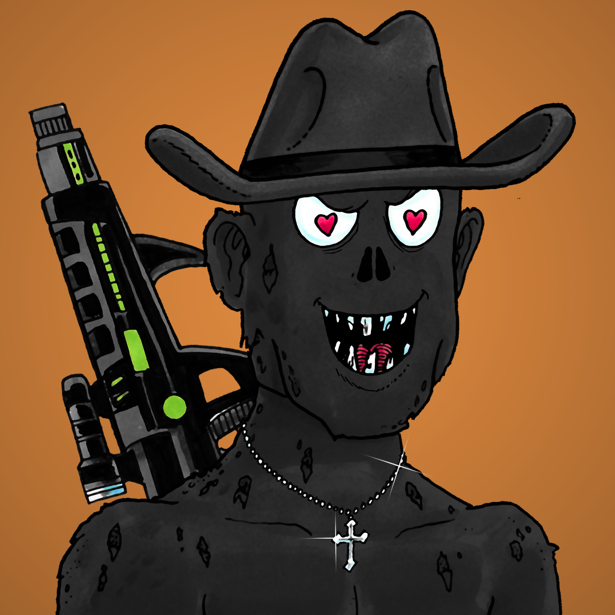 George Trosley - Jungle Freaks - Jungle Freak 1397 - NFT # 1397