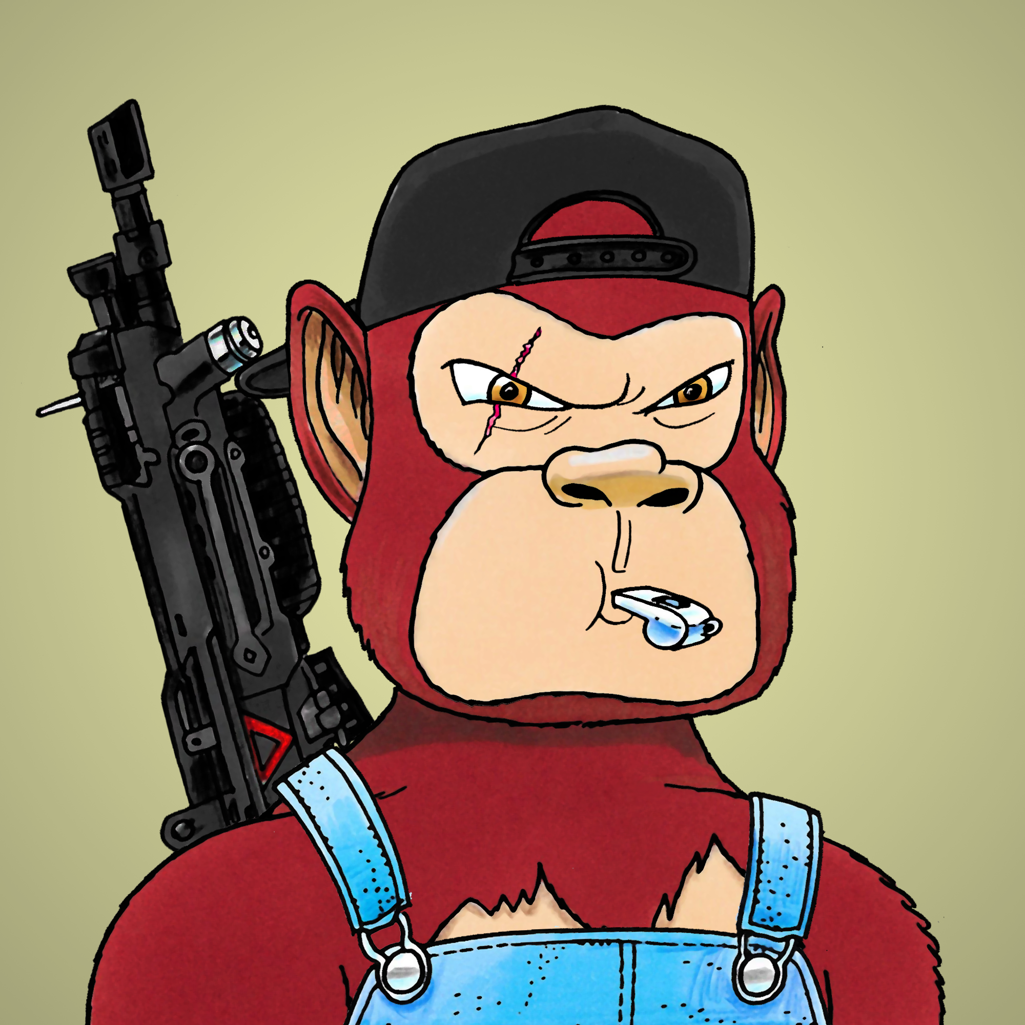 George Trosley - Jungle Freaks - Jungle Freak 1398 - NFT # 1398