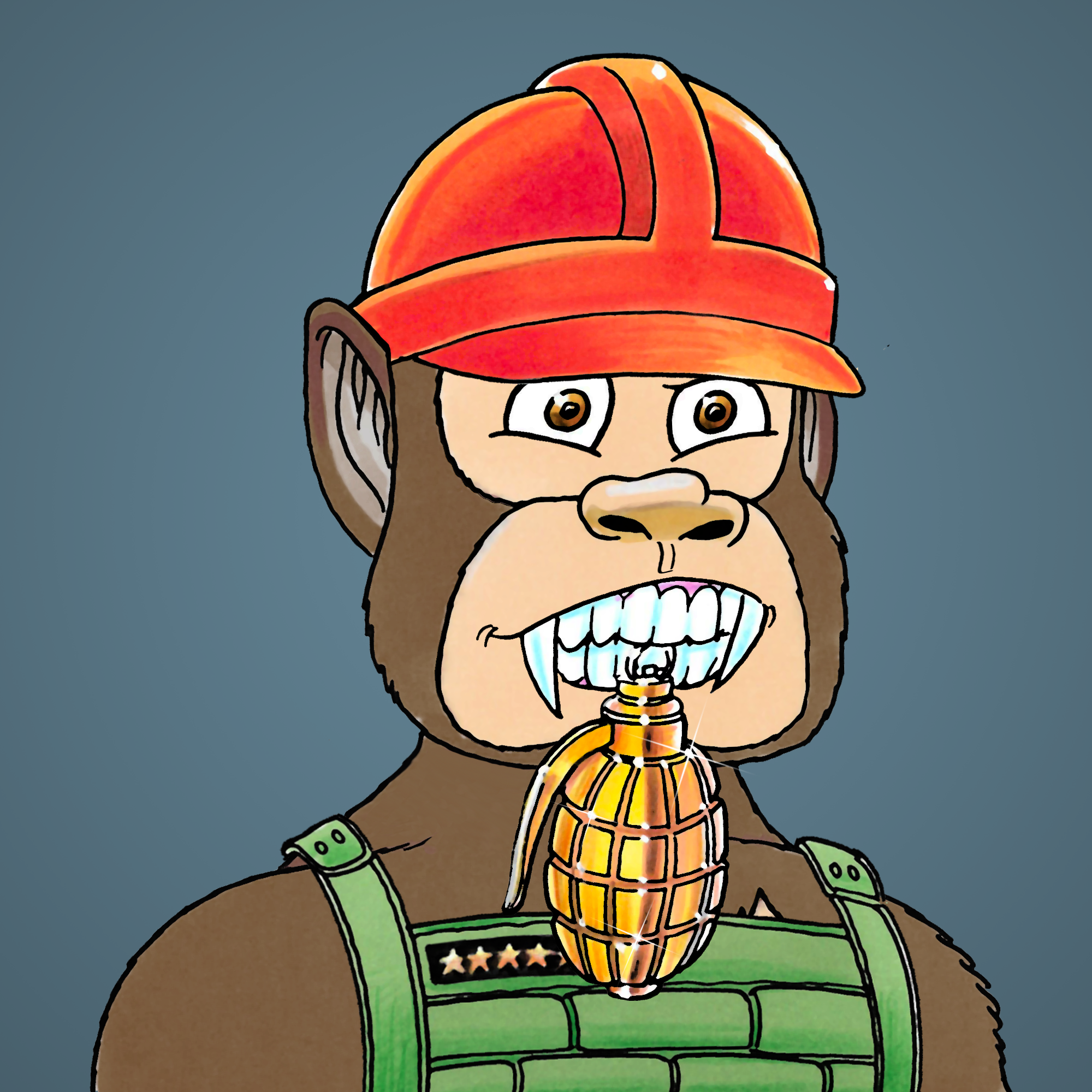 George Trosley - Jungle Freaks - Jungle Freak 1399 - NFT # 1399