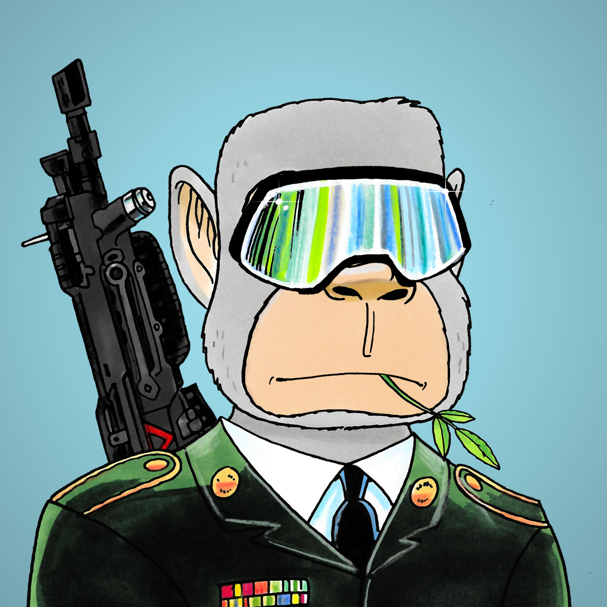 George Trosley - Jungle Freaks - Jungle Freak 140 - NFT # 140