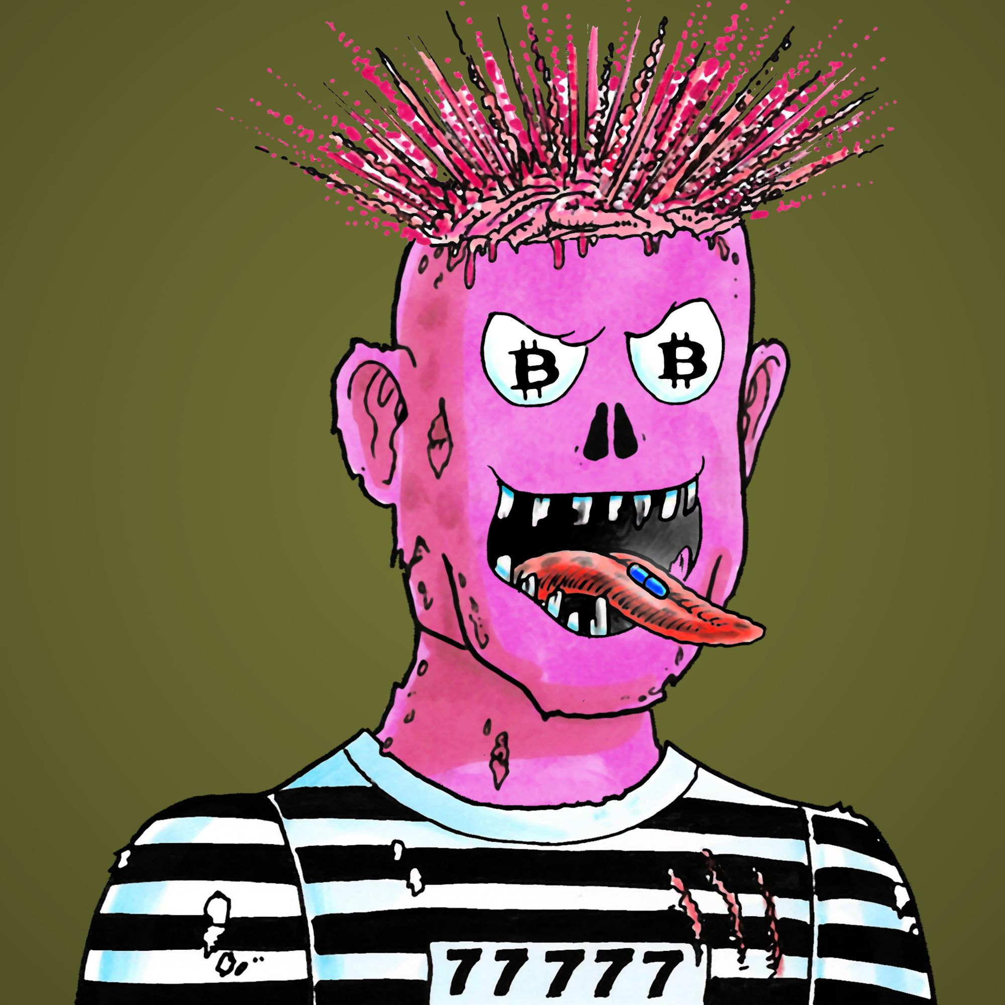 George Trosley - Jungle Freaks - Jungle Freak 1401 - NFT # 1401