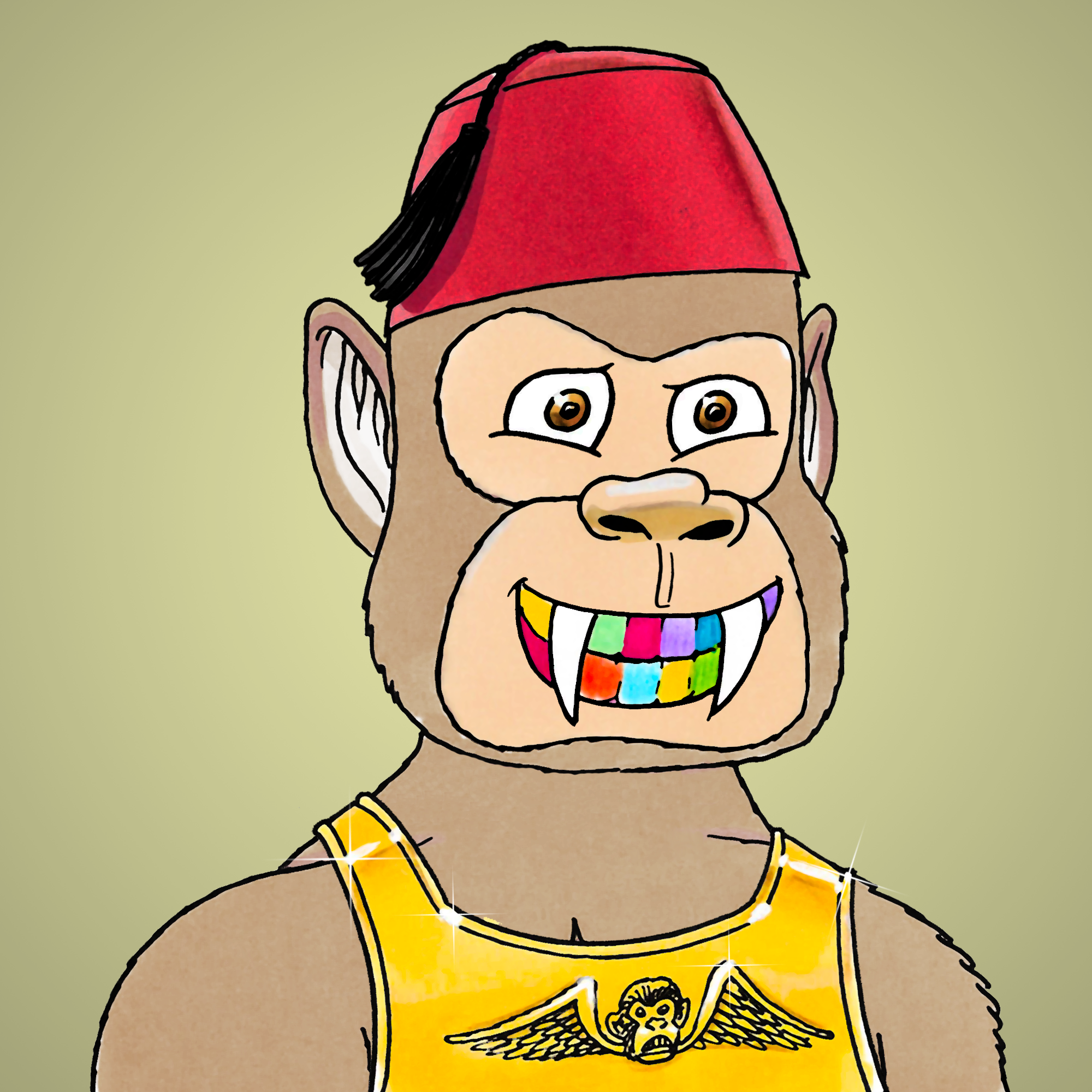 George Trosley - Jungle Freaks - Jungle Freak 1403 - NFT # 1403