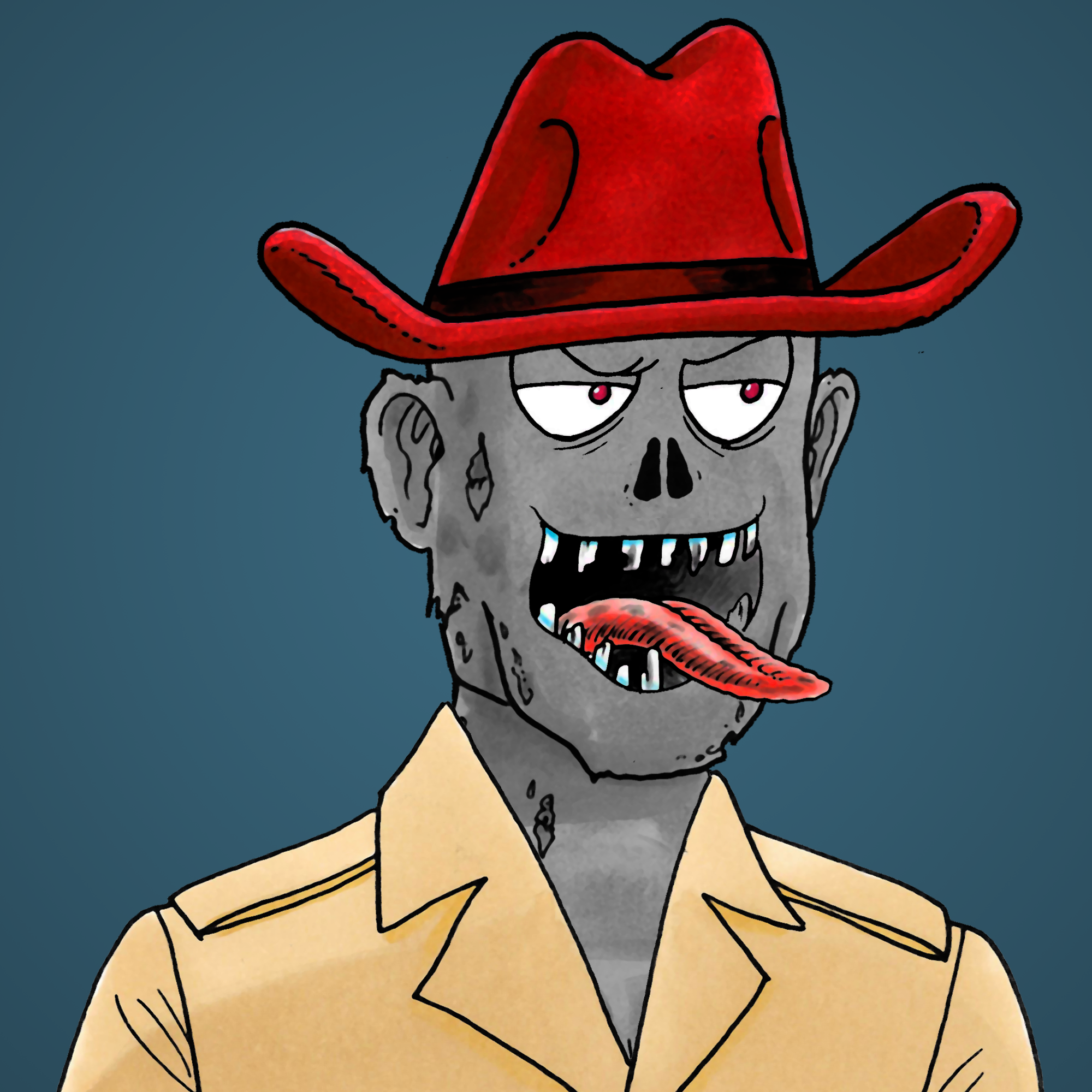 George Trosley - Jungle Freaks - Jungle Freak 1404 - NFT # 1404