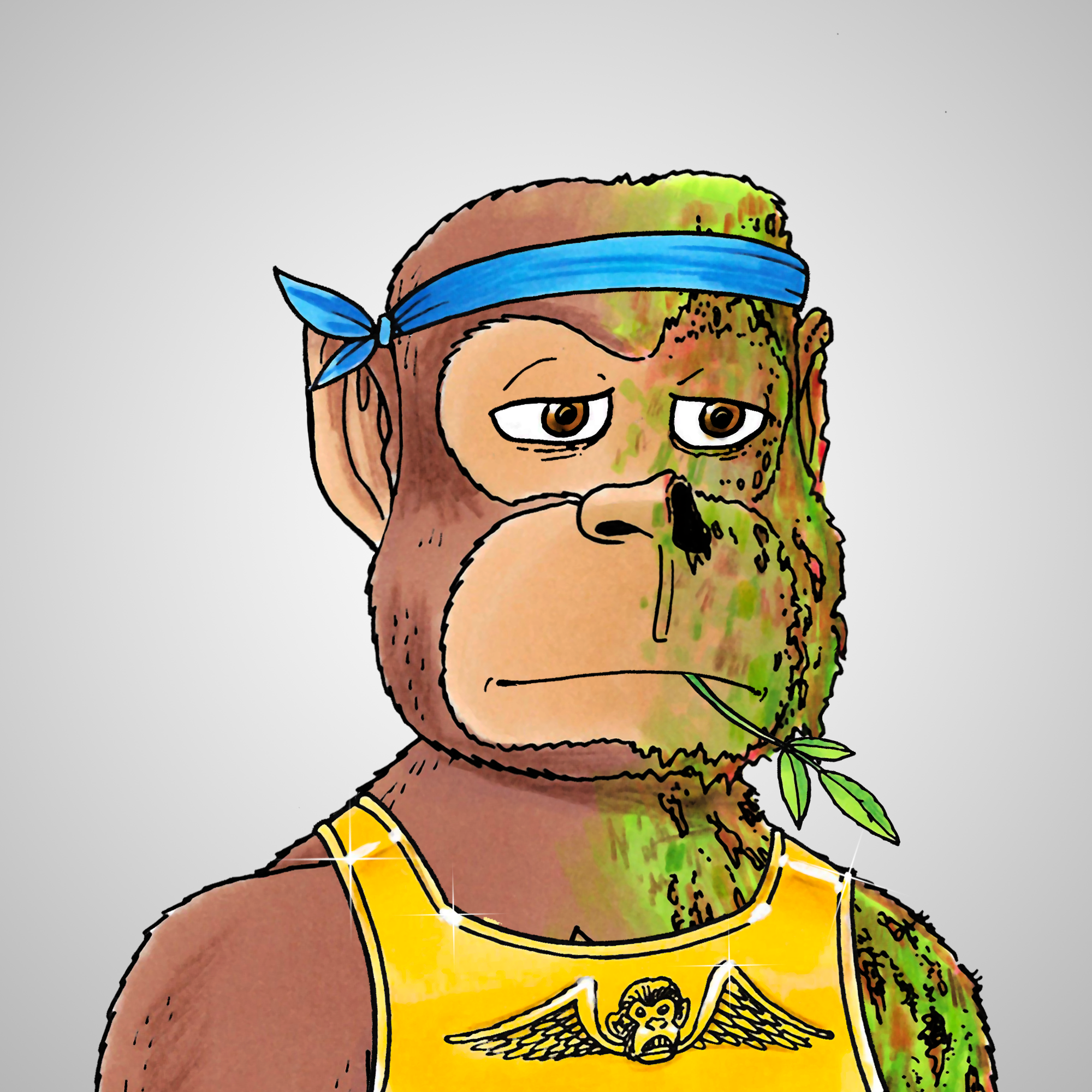 George Trosley - Jungle Freaks - Jungle Freak 1406 - NFT # 1406