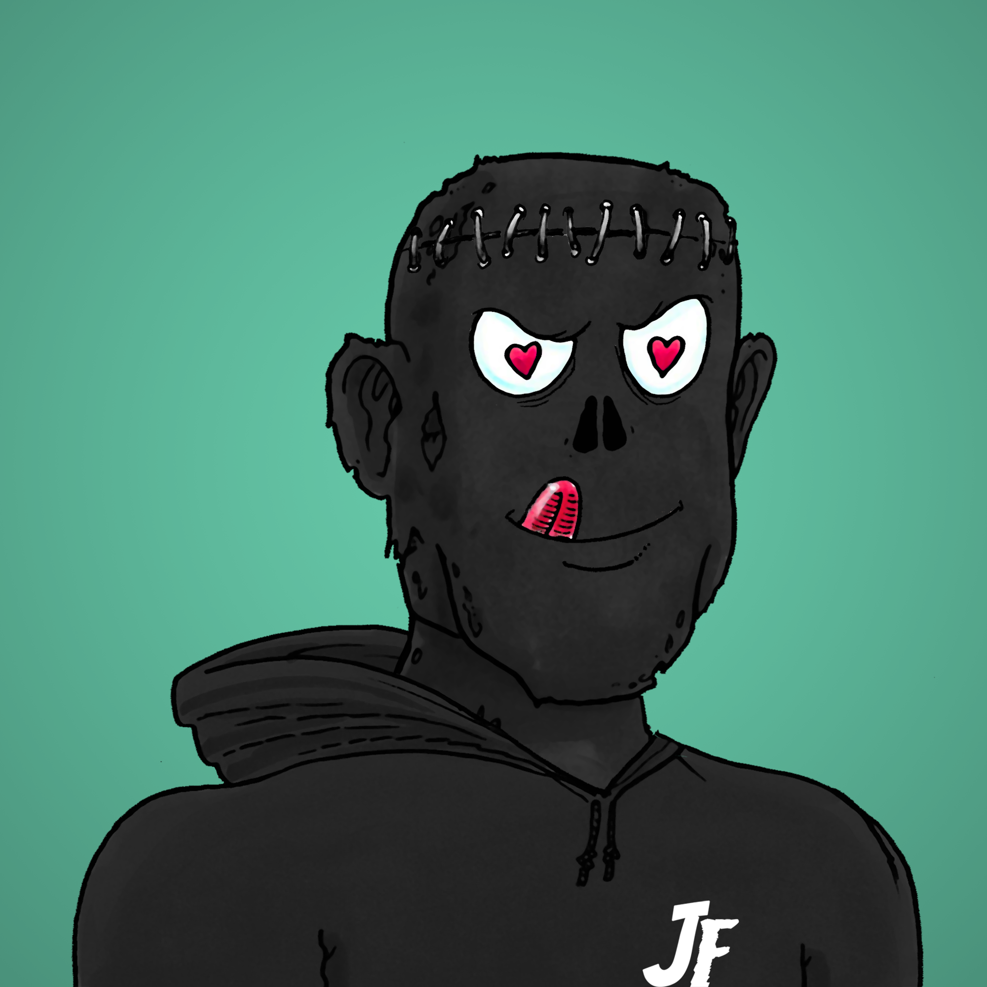 George Trosley - Jungle Freaks - Jungle Freak 1407 - NFT # 1407