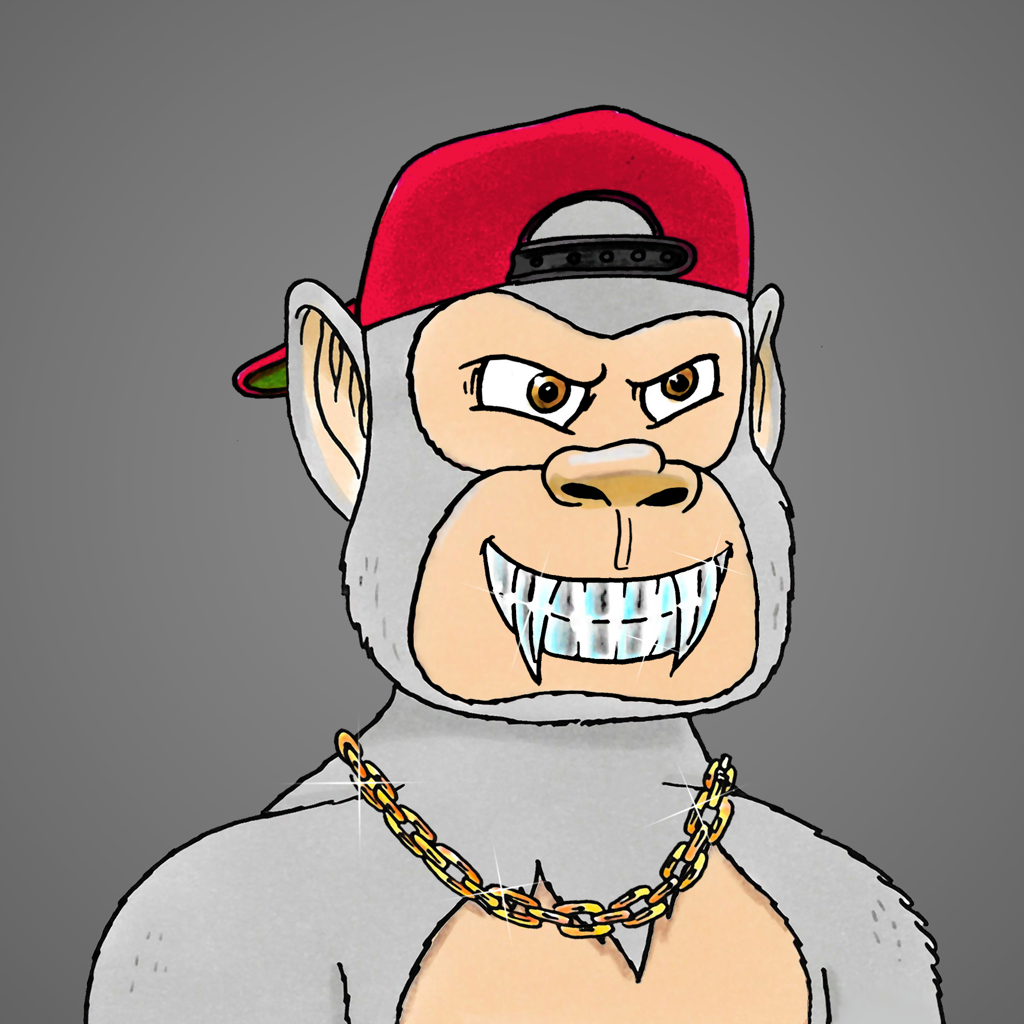 George Trosley - Jungle Freaks - Jungle Freak 1411 - NFT # 1411