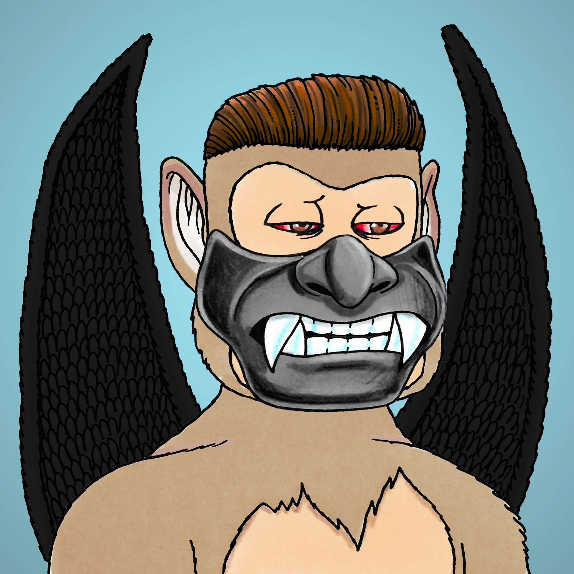 George Trosley - Jungle Freaks - Jungle Freak 1414 - NFT # 1414