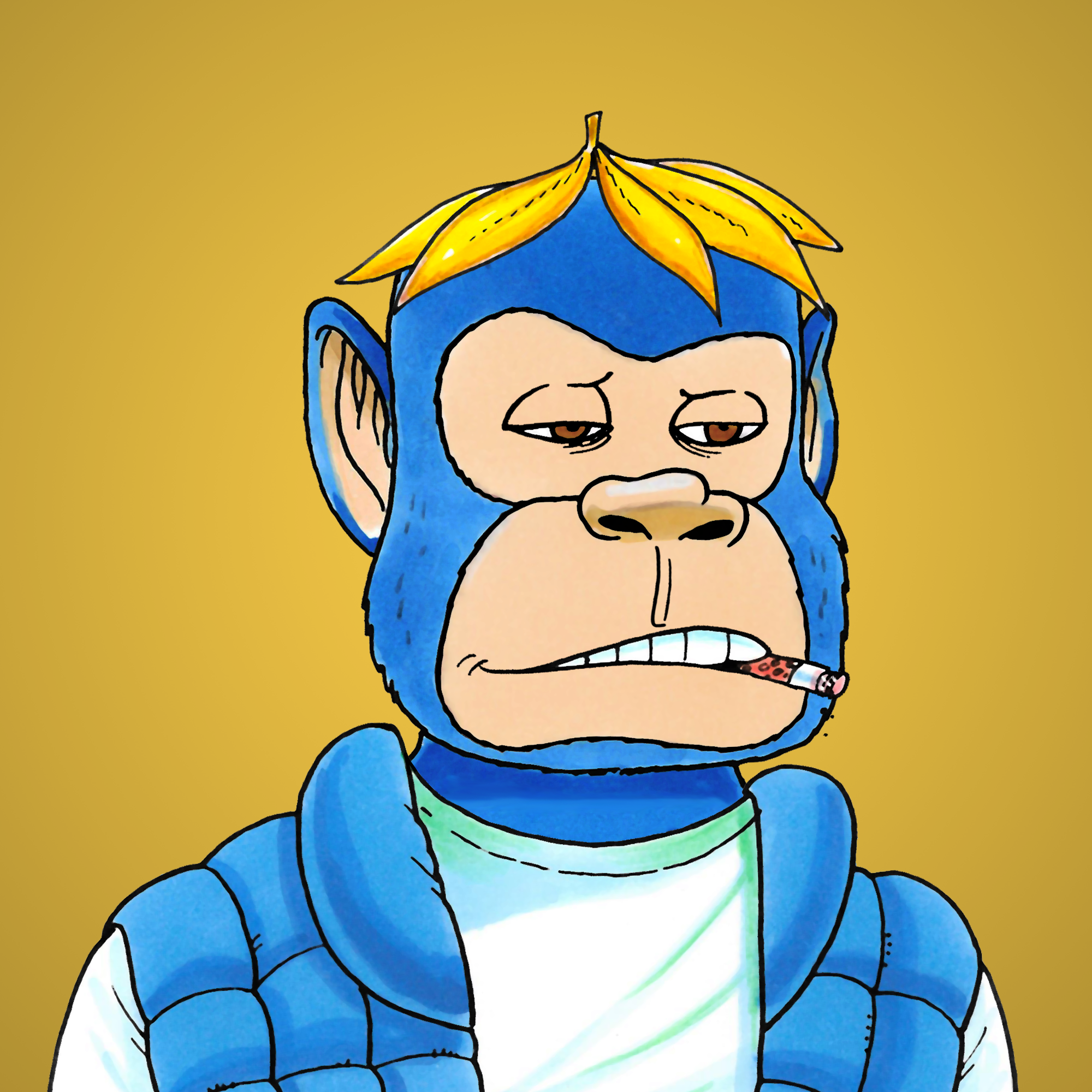 George Trosley - Jungle Freaks - Jungle Freak 1418 - NFT # 1418