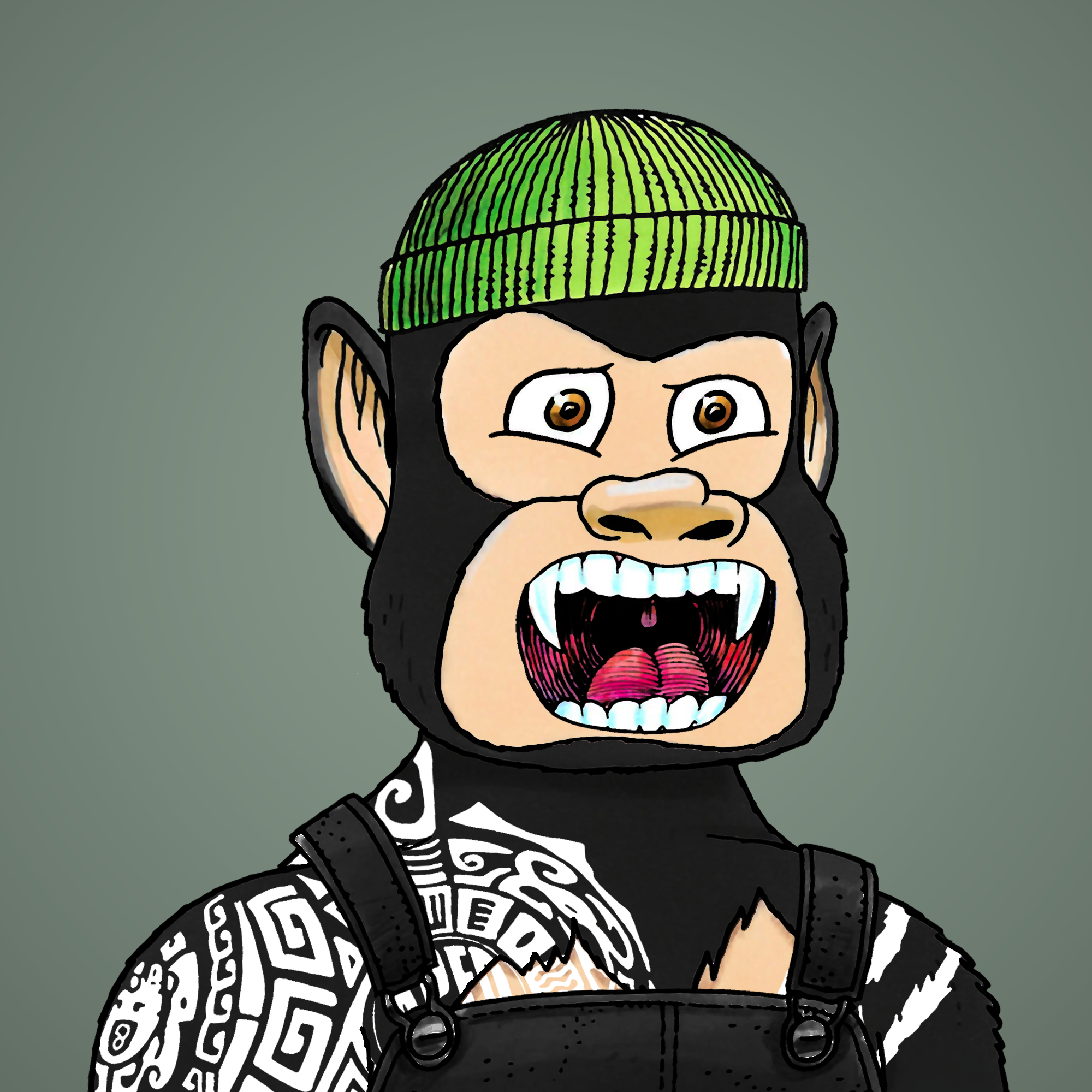 George Trosley - Jungle Freaks - Jungle Freak 142 - NFT # 142