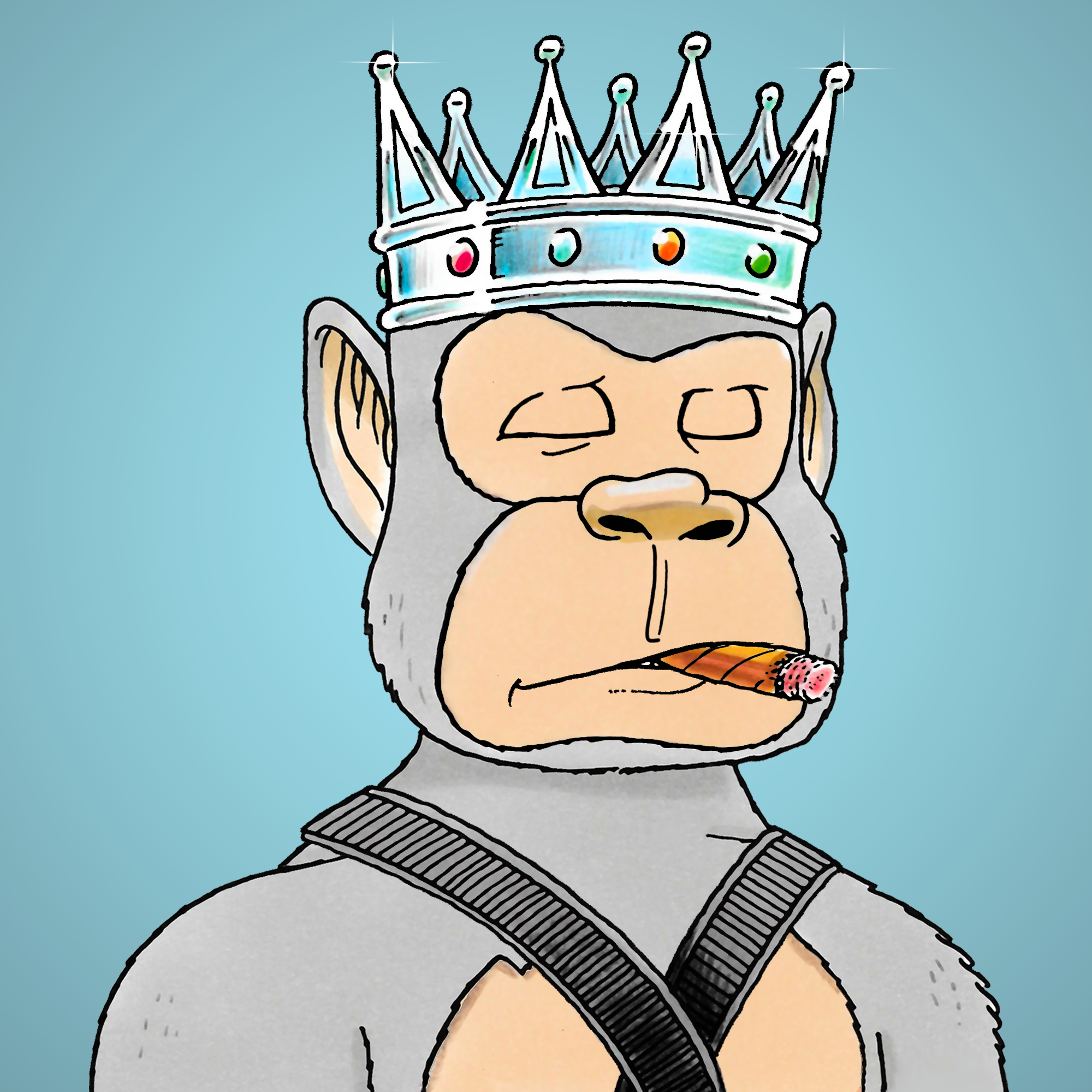 George Trosley - Jungle Freaks - Jungle Freak 1421 - NFT # 1421