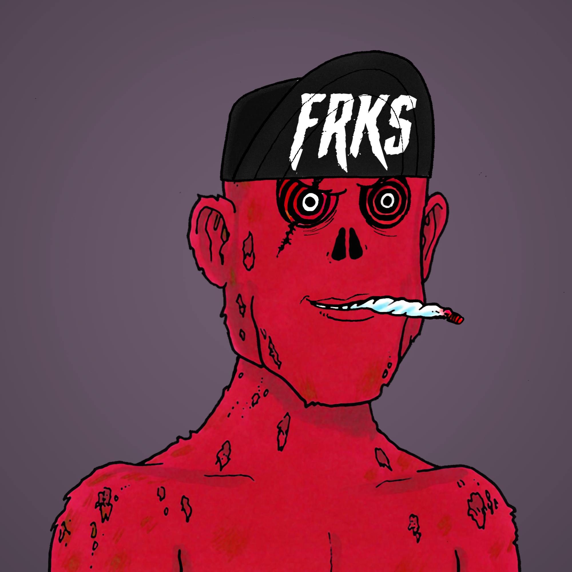 George Trosley - Jungle Freaks - Jungle Freak 1425 - NFT # 1425