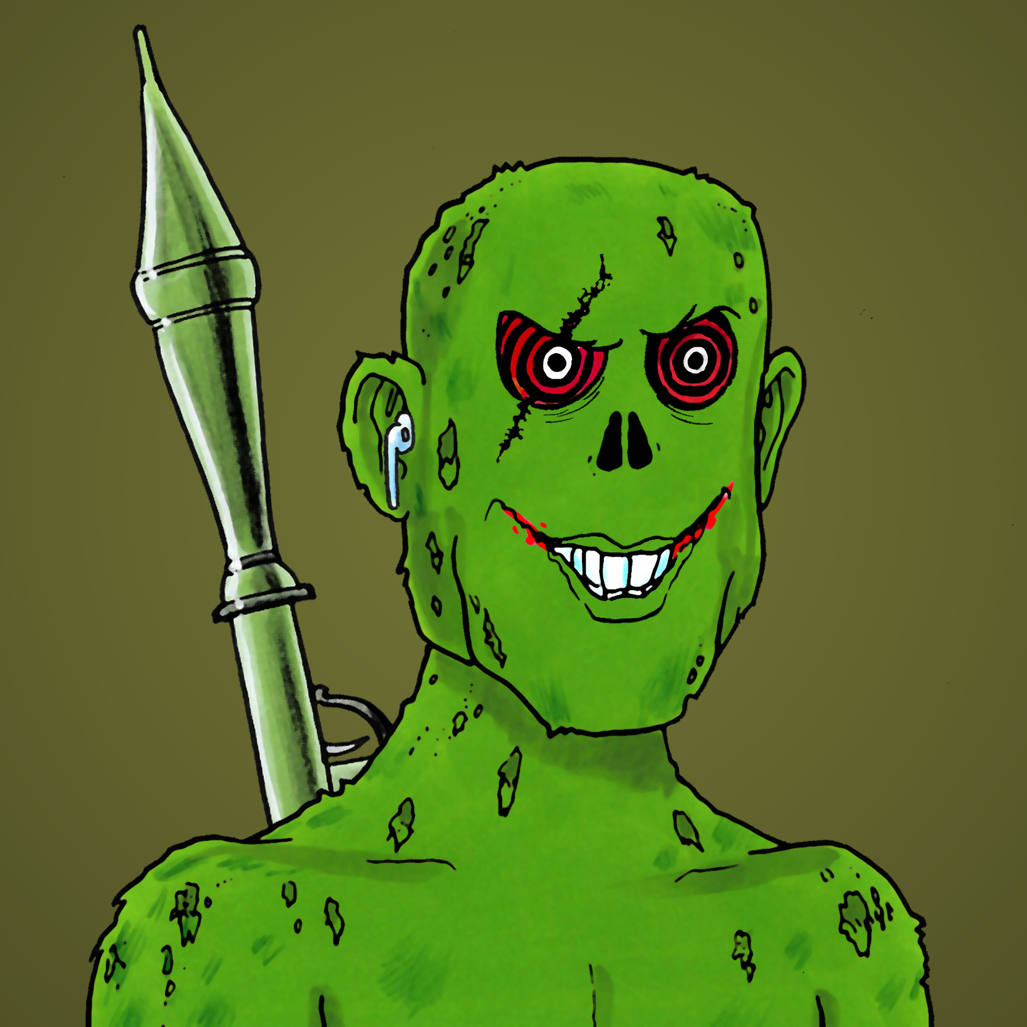 George Trosley - Jungle Freaks - Jungle Freak 1426 - NFT # 1426