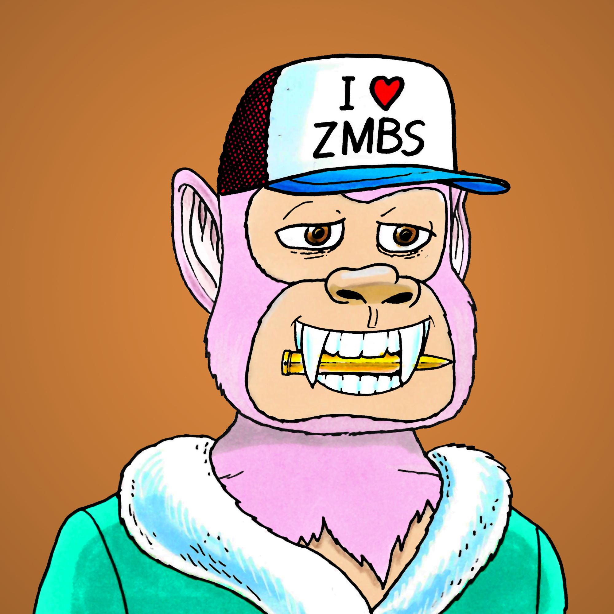 George Trosley - Jungle Freaks - Jungle Freak 1427 - NFT # 1427