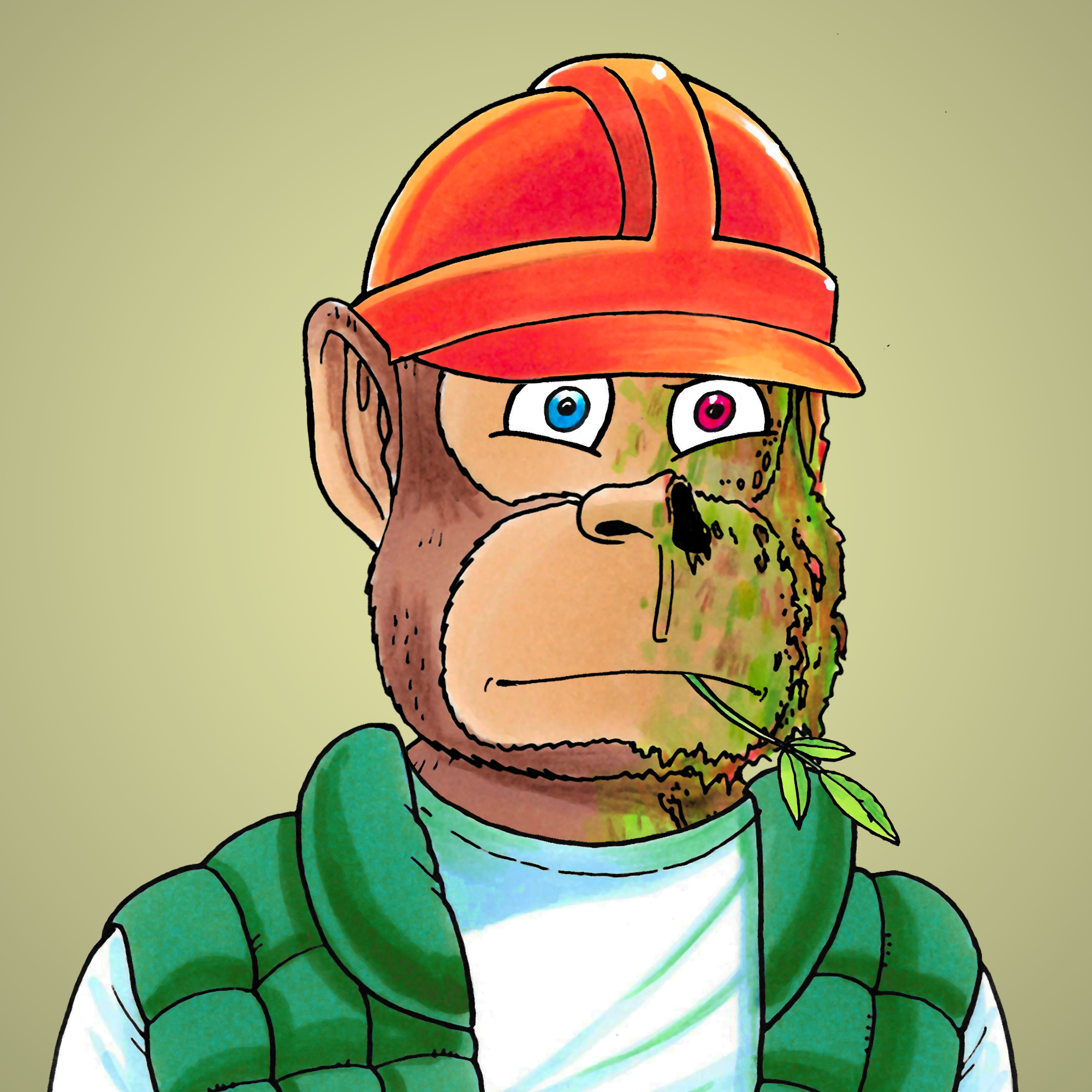 George Trosley - Jungle Freaks - Jungle Freak 1437 - NFT # 1437