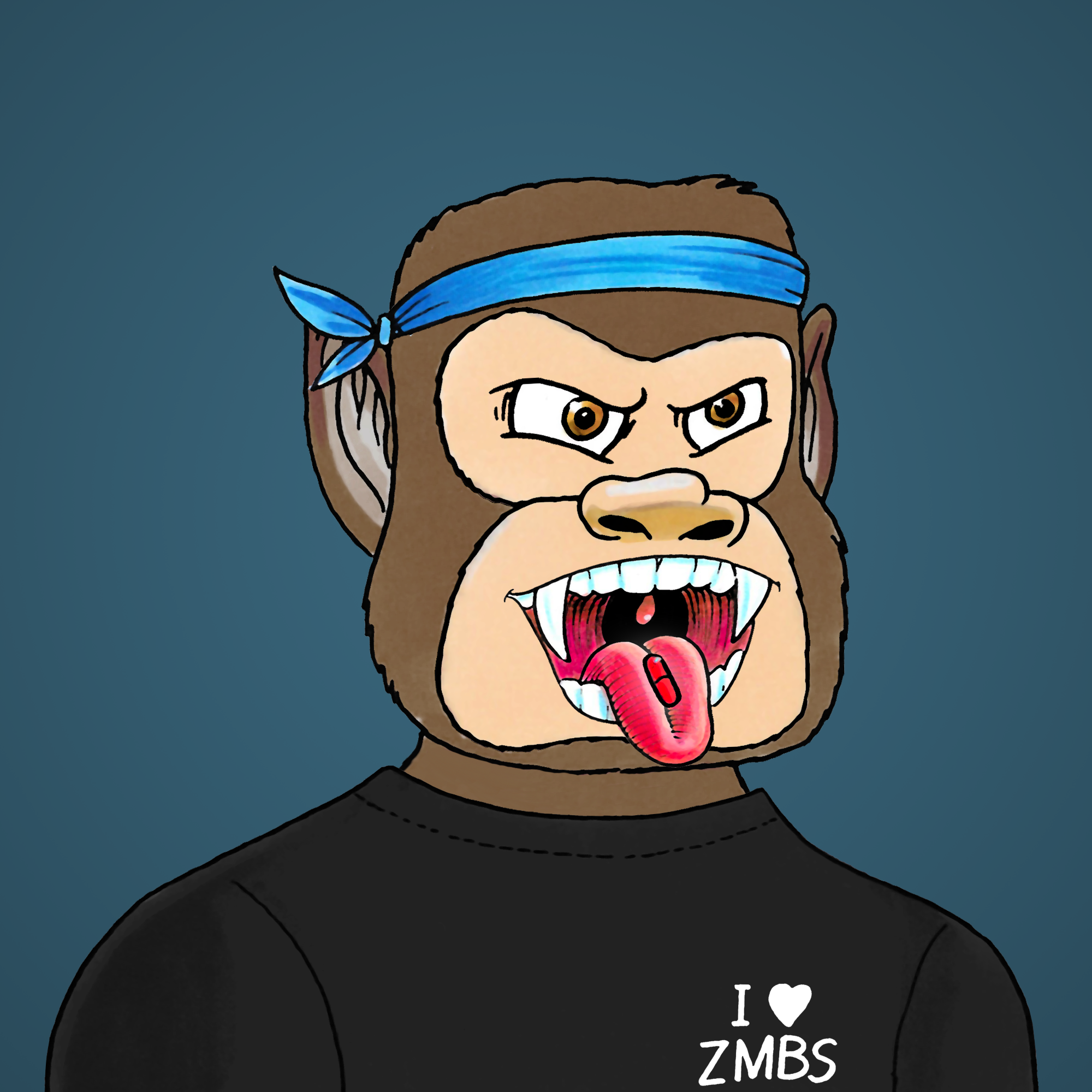 George Trosley - Jungle Freaks - Jungle Freak 1438 - NFT # 1438