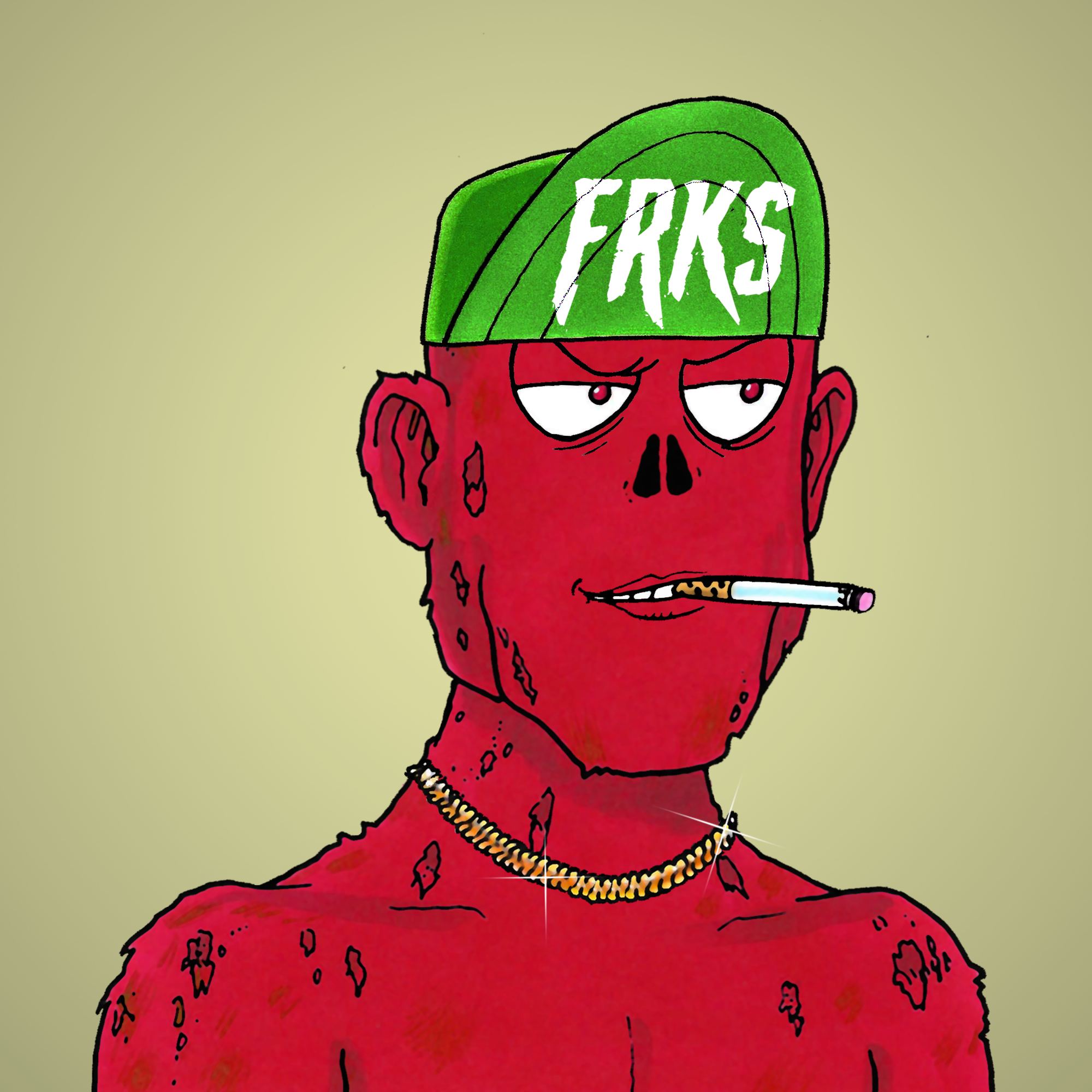 George Trosley - Jungle Freaks - Jungle Freak 1440 - NFT # 1440