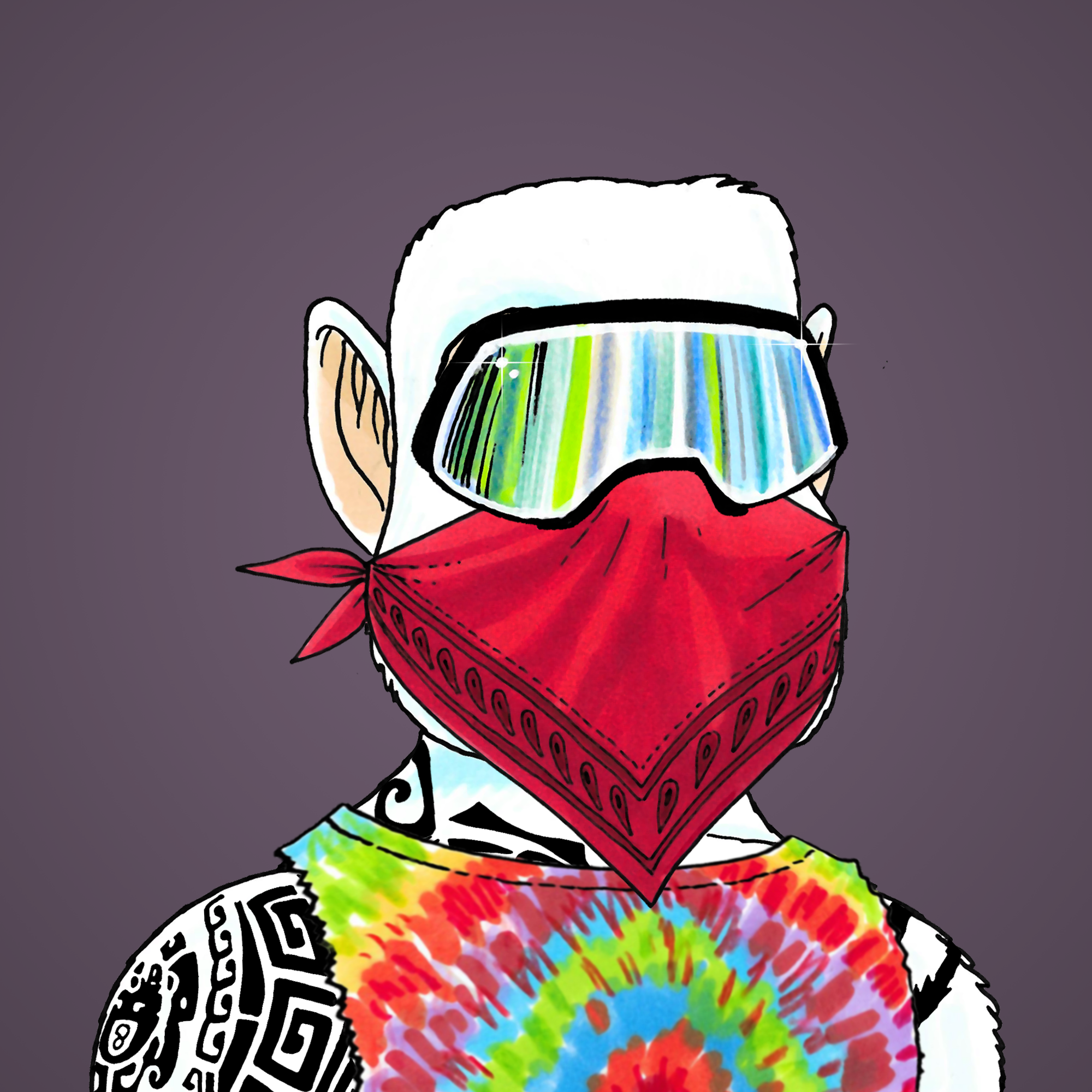 George Trosley - Jungle Freaks - Jungle Freak 1442 - NFT # 1442