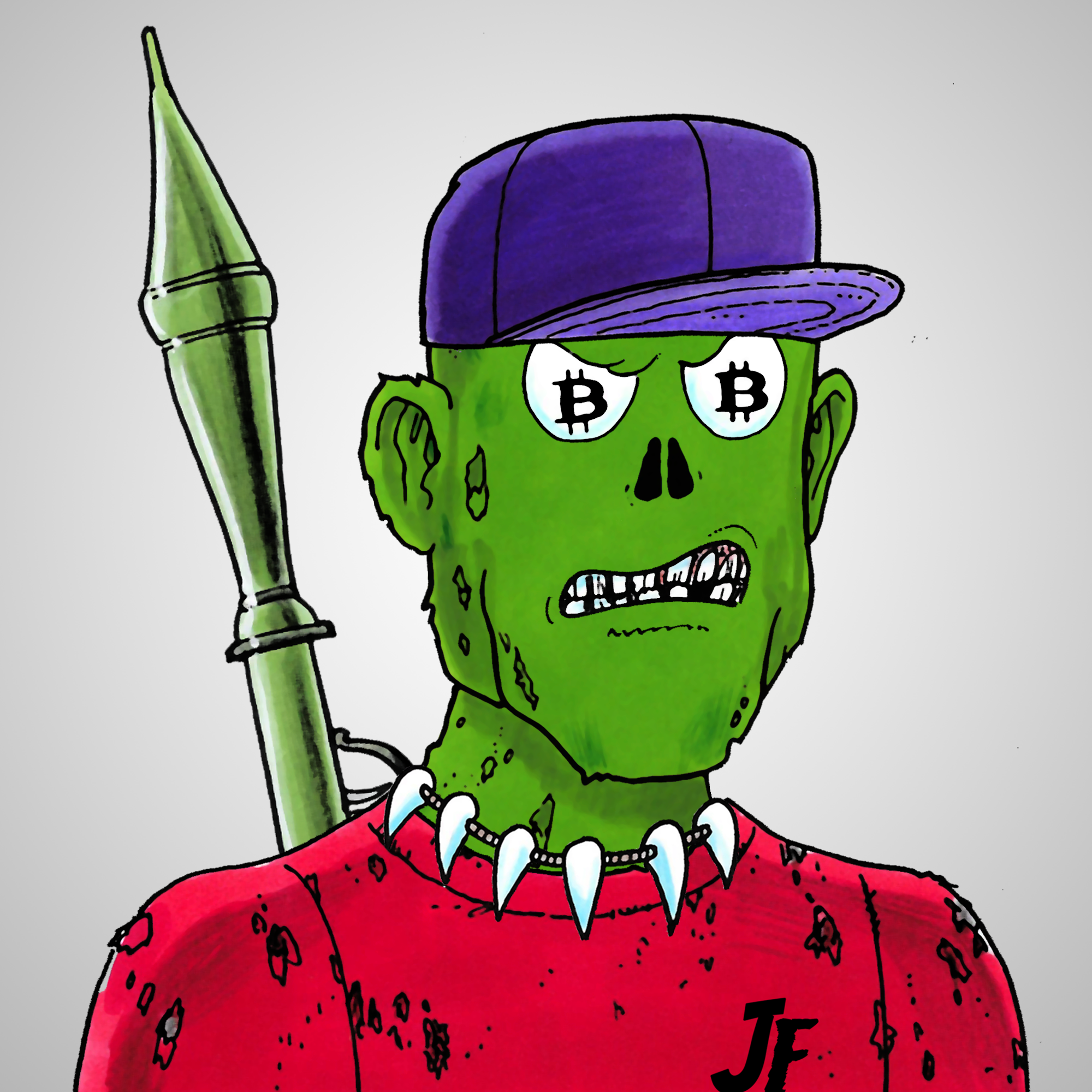 George Trosley - Jungle Freaks - Jungle Freak 1445 - NFT # 1445