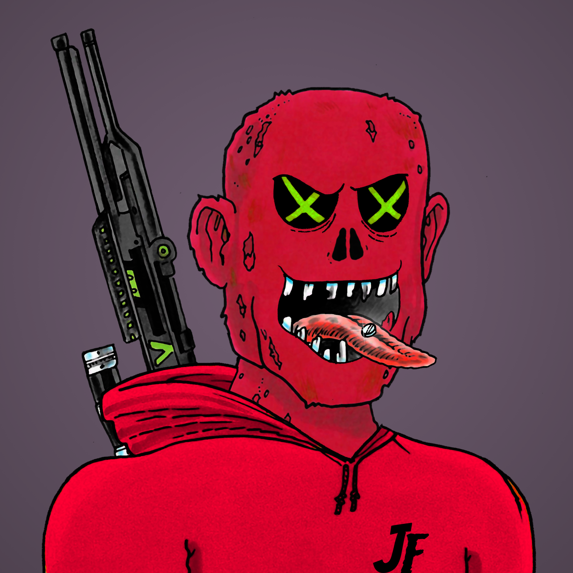 George Trosley - Jungle Freaks - Jungle Freak 1446 - NFT # 1446