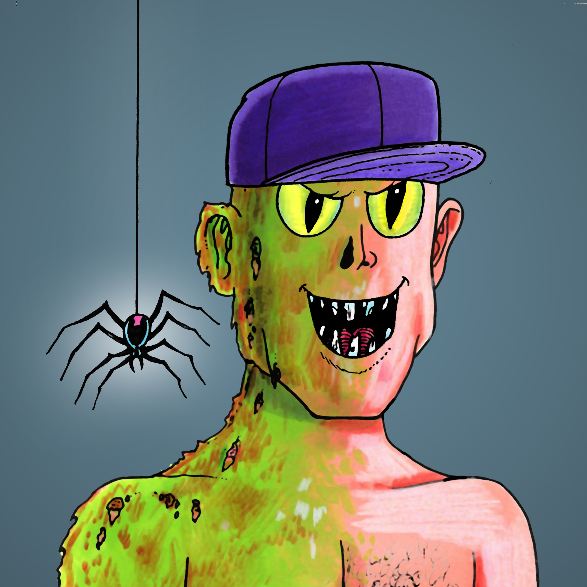 George Trosley - Jungle Freaks - Jungle Freak 1447 - NFT # 1447