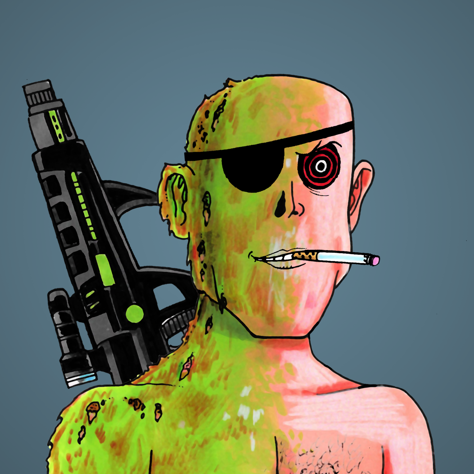 George Trosley - Jungle Freaks - Jungle Freak 145 - NFT # 145