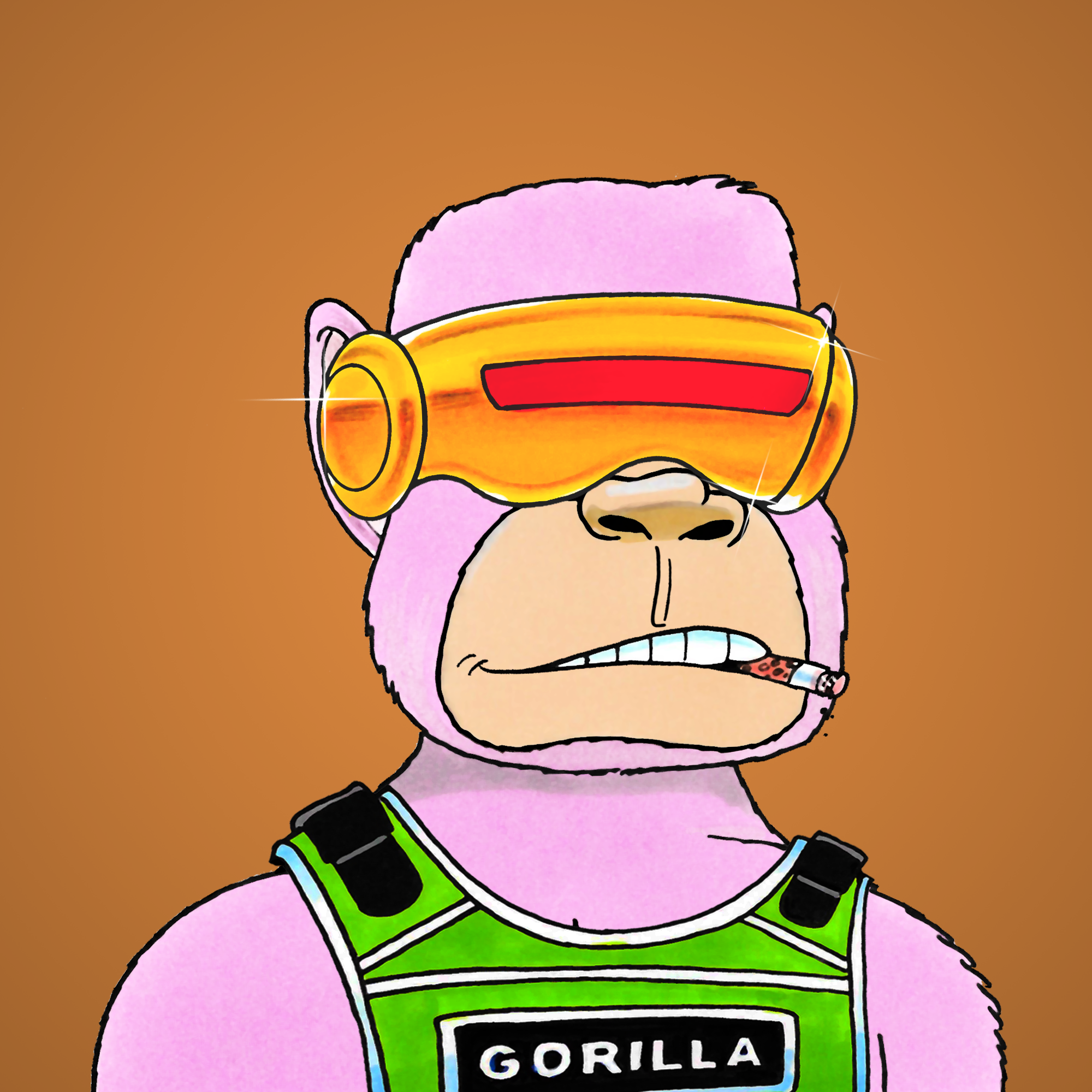 George Trosley - Jungle Freaks - Jungle Freak 1451 - NFT # 1451