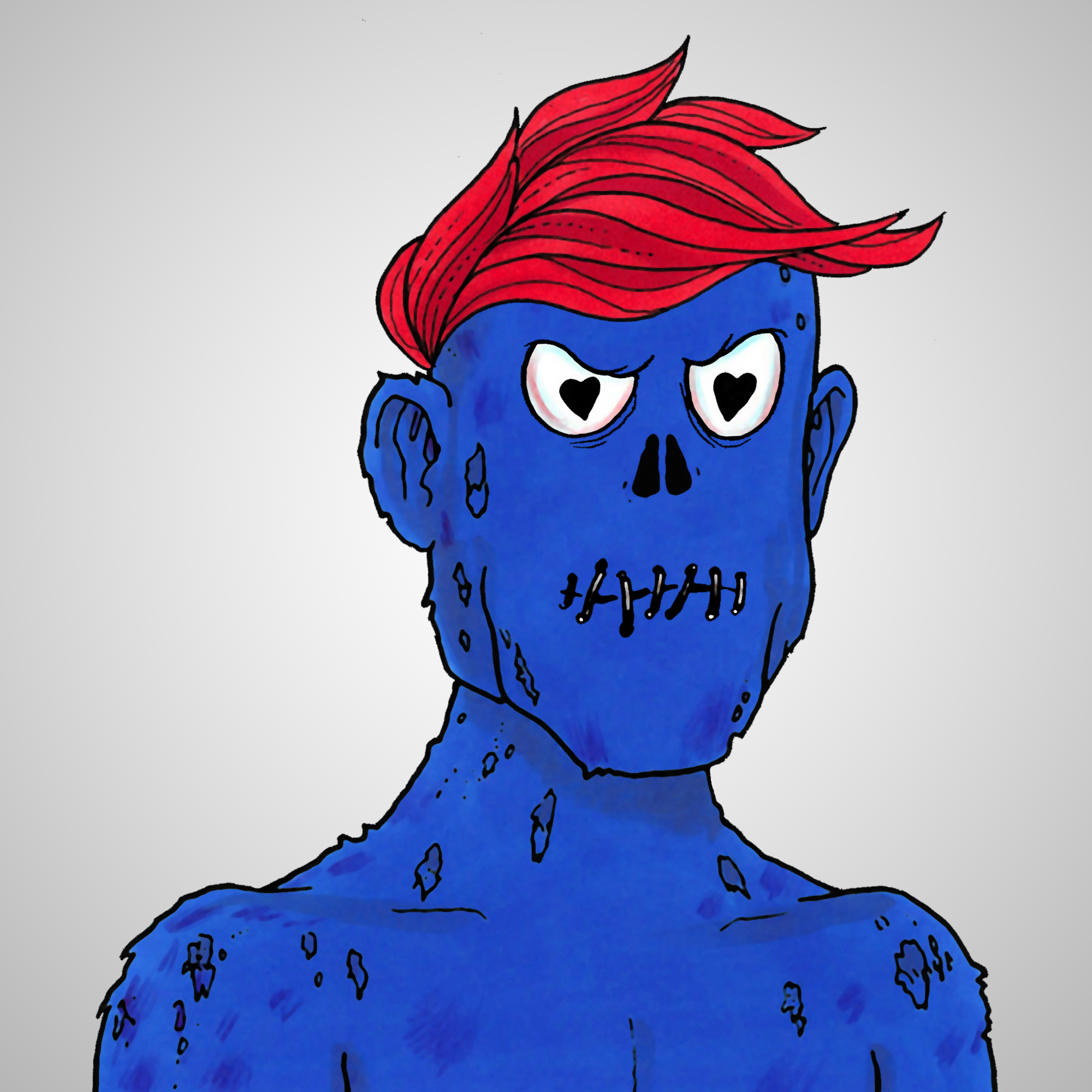 George Trosley - Jungle Freaks - Jungle Freak 1455 - NFT # 1455