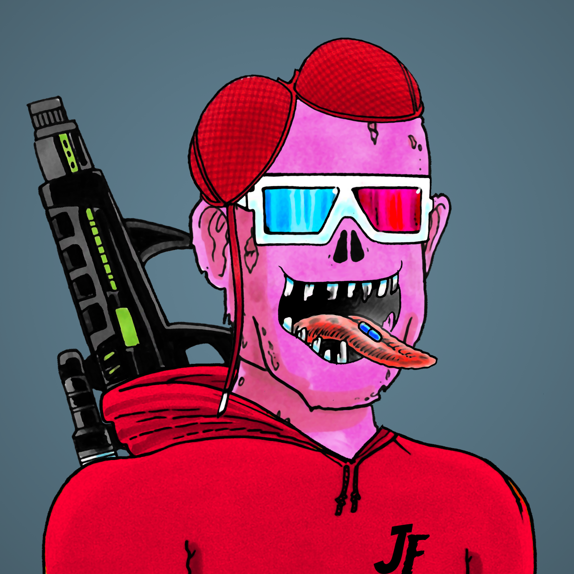 George Trosley - Jungle Freaks - Jungle Freak 146 - NFT # 146