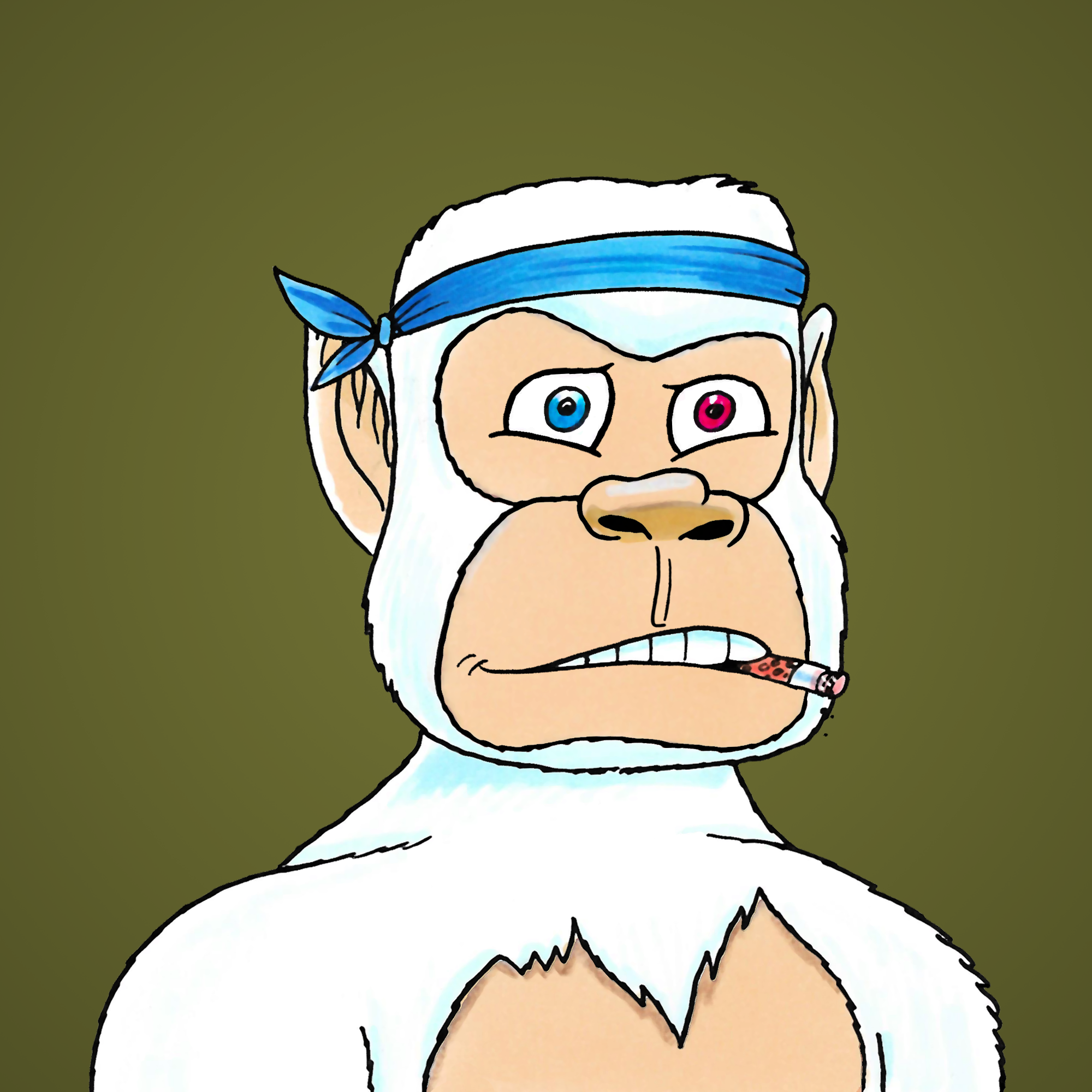 George Trosley - Jungle Freaks - Jungle Freak 1461 - NFT # 1461