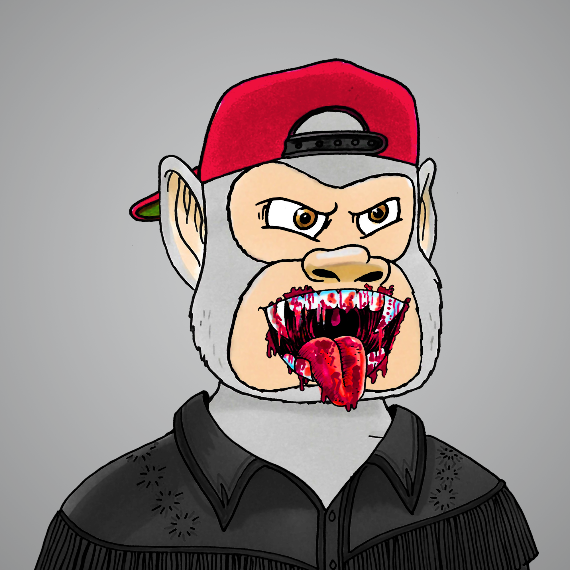 George Trosley - Jungle Freaks - Jungle Freak 1464 - NFT # 1464