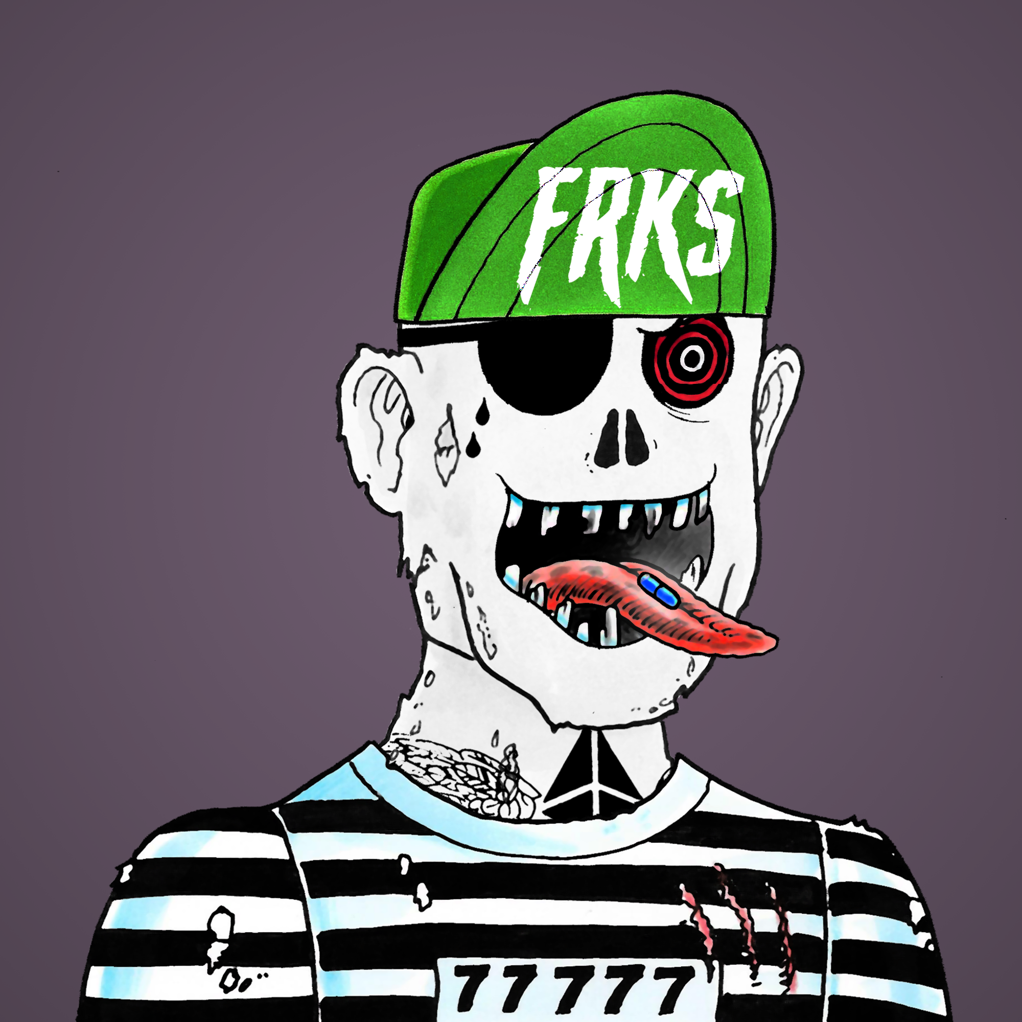 George Trosley - Jungle Freaks - Jungle Freak 1465 - NFT # 1465