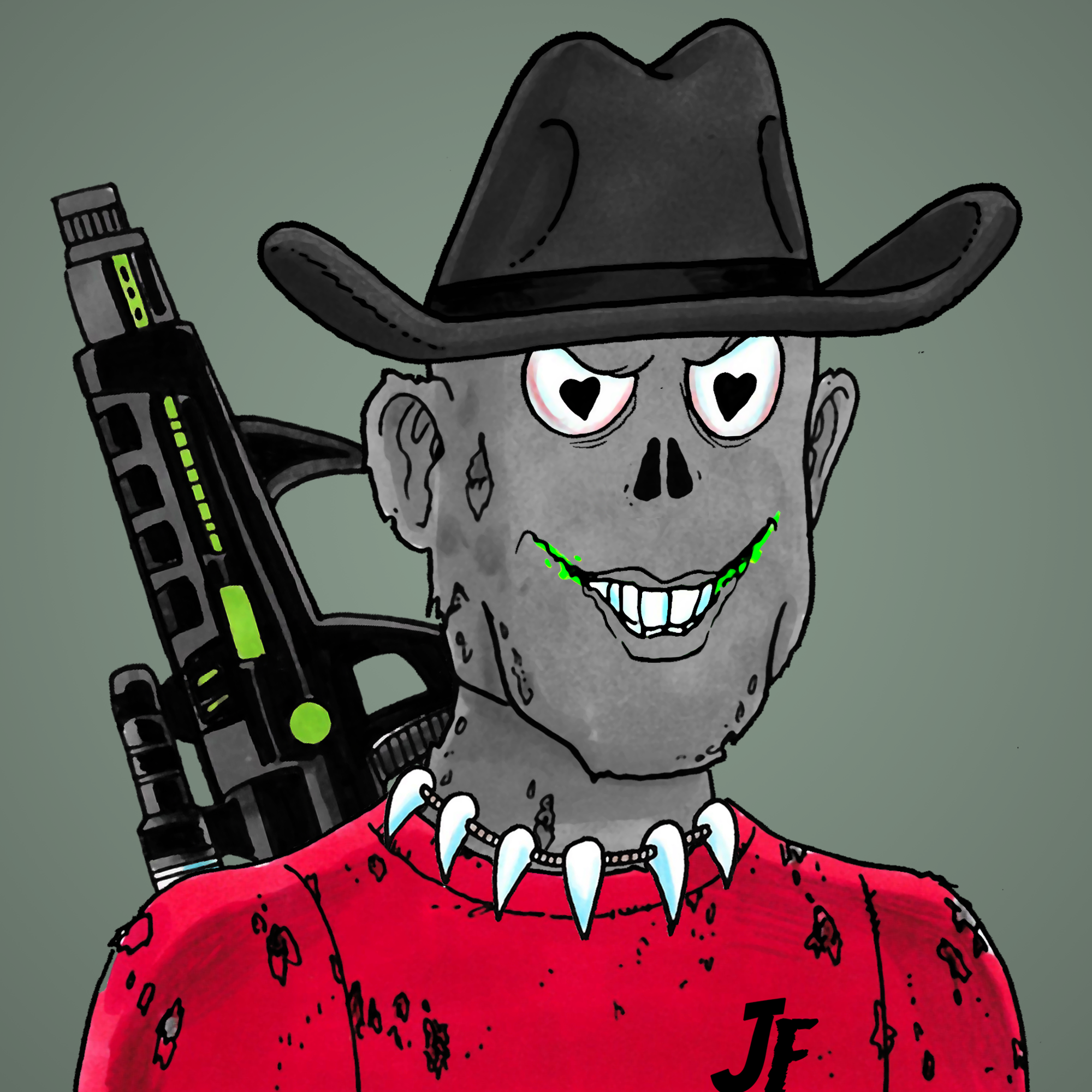 George Trosley - Jungle Freaks - Jungle Freak 147 - NFT # 147