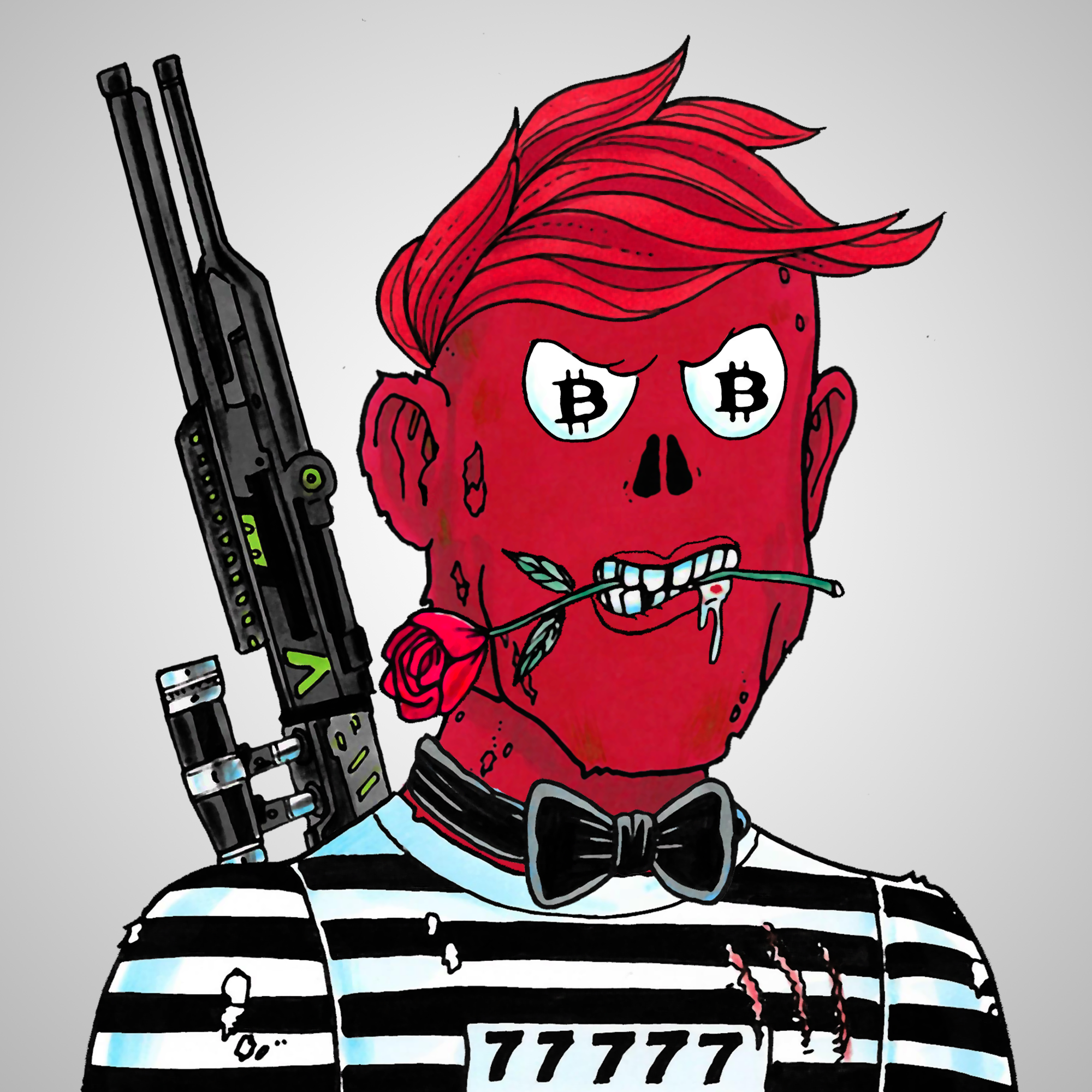 George Trosley - Jungle Freaks - Jungle Freak 1470 - NFT # 1470