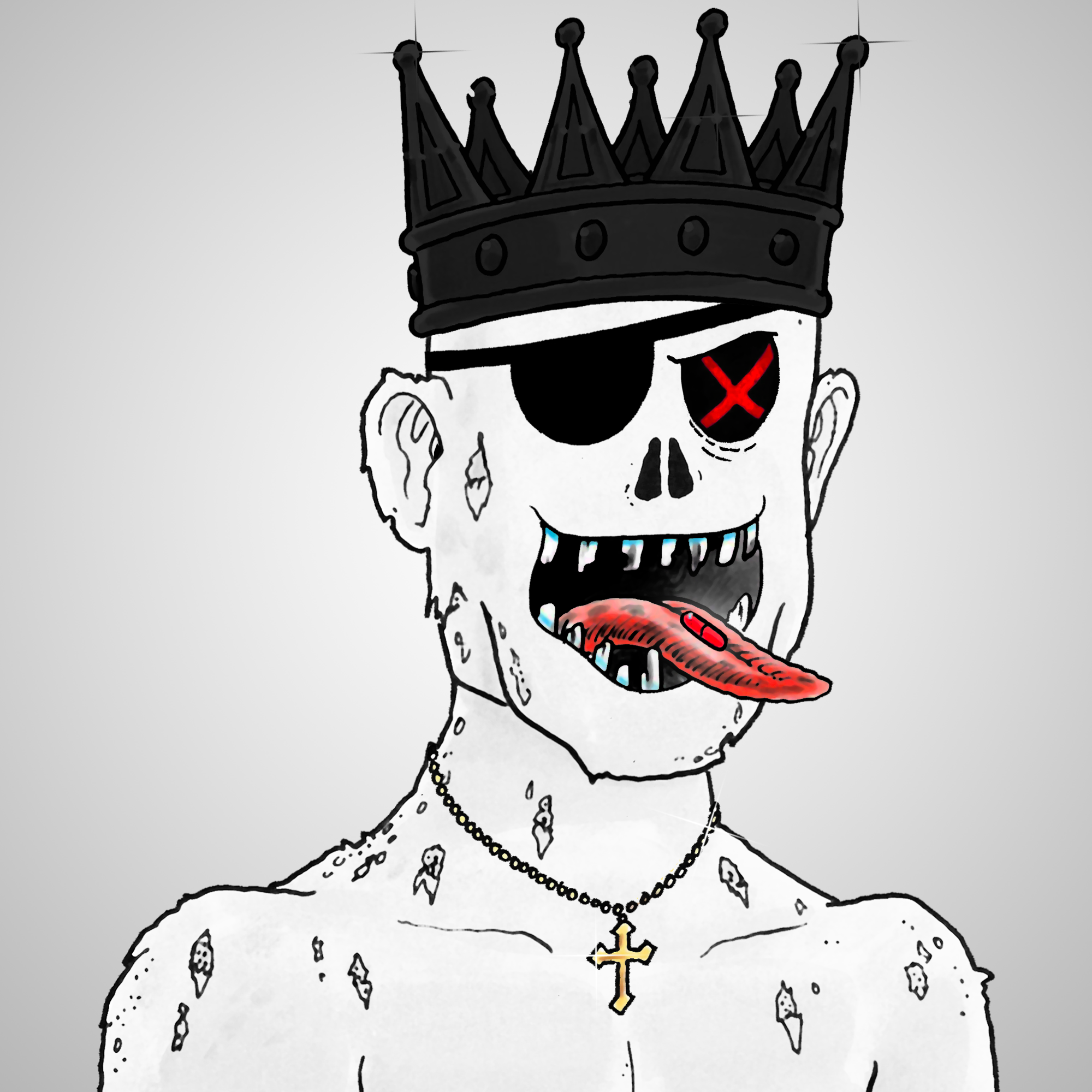 George Trosley - Jungle Freaks - Jungle Freak 1472 - NFT # 1472