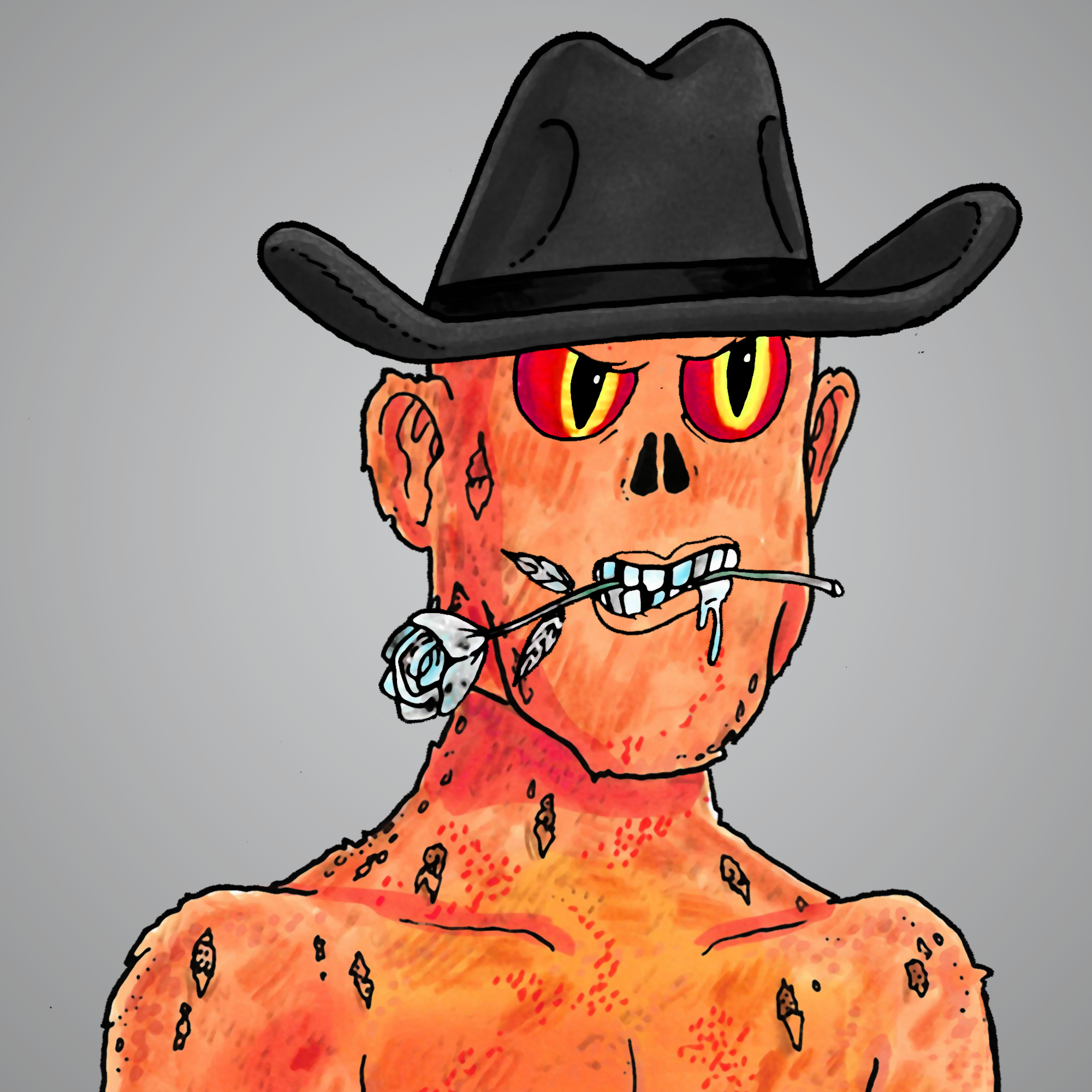 George Trosley - Jungle Freaks - Jungle Freak 1474 - NFT # 1474