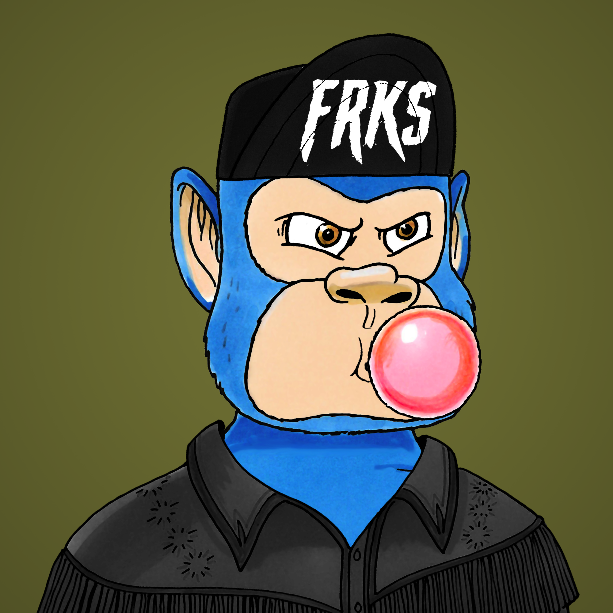 George Trosley - Jungle Freaks - Jungle Freak 1475 - NFT # 1475