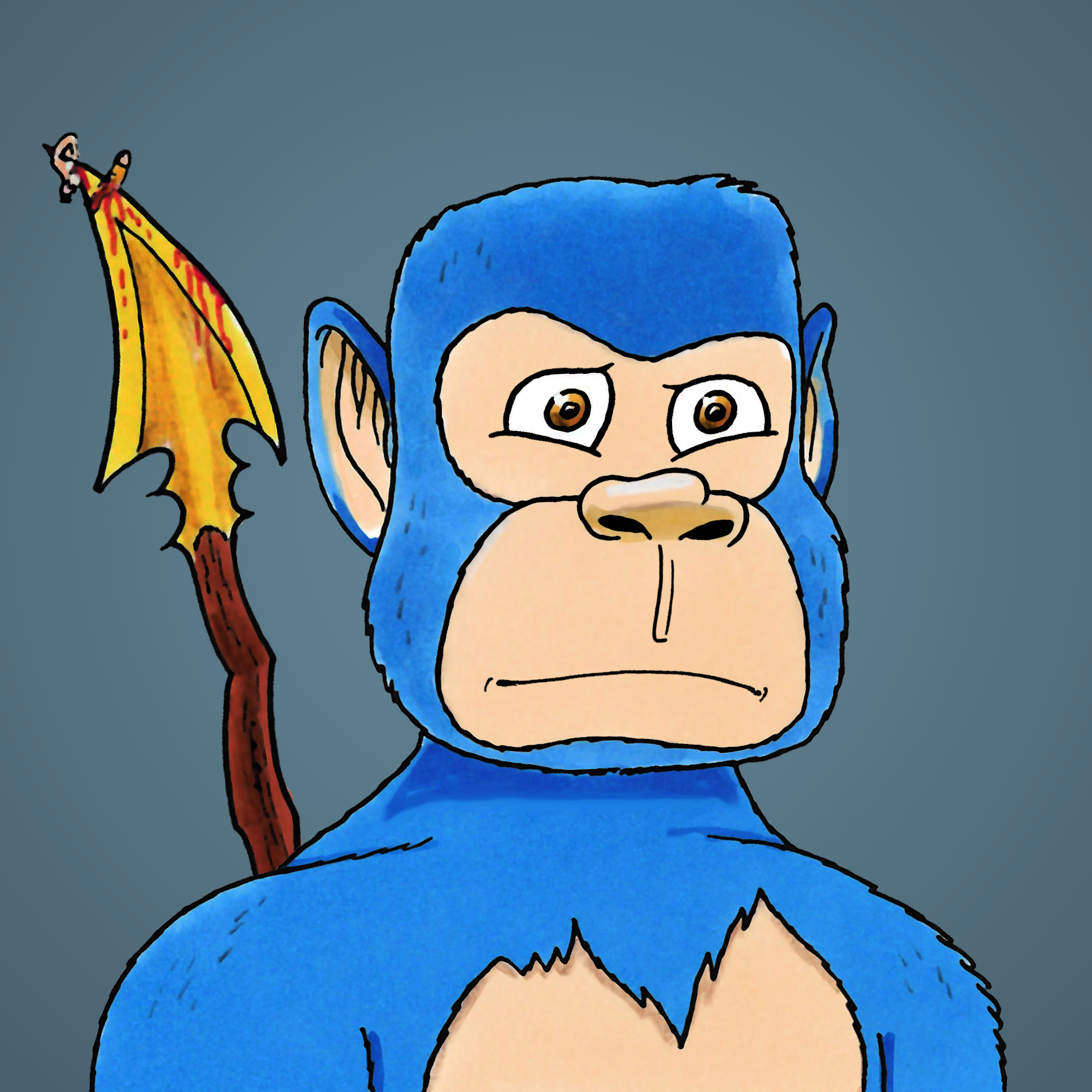 George Trosley - Jungle Freaks - Jungle Freak 1477 - NFT # 1477