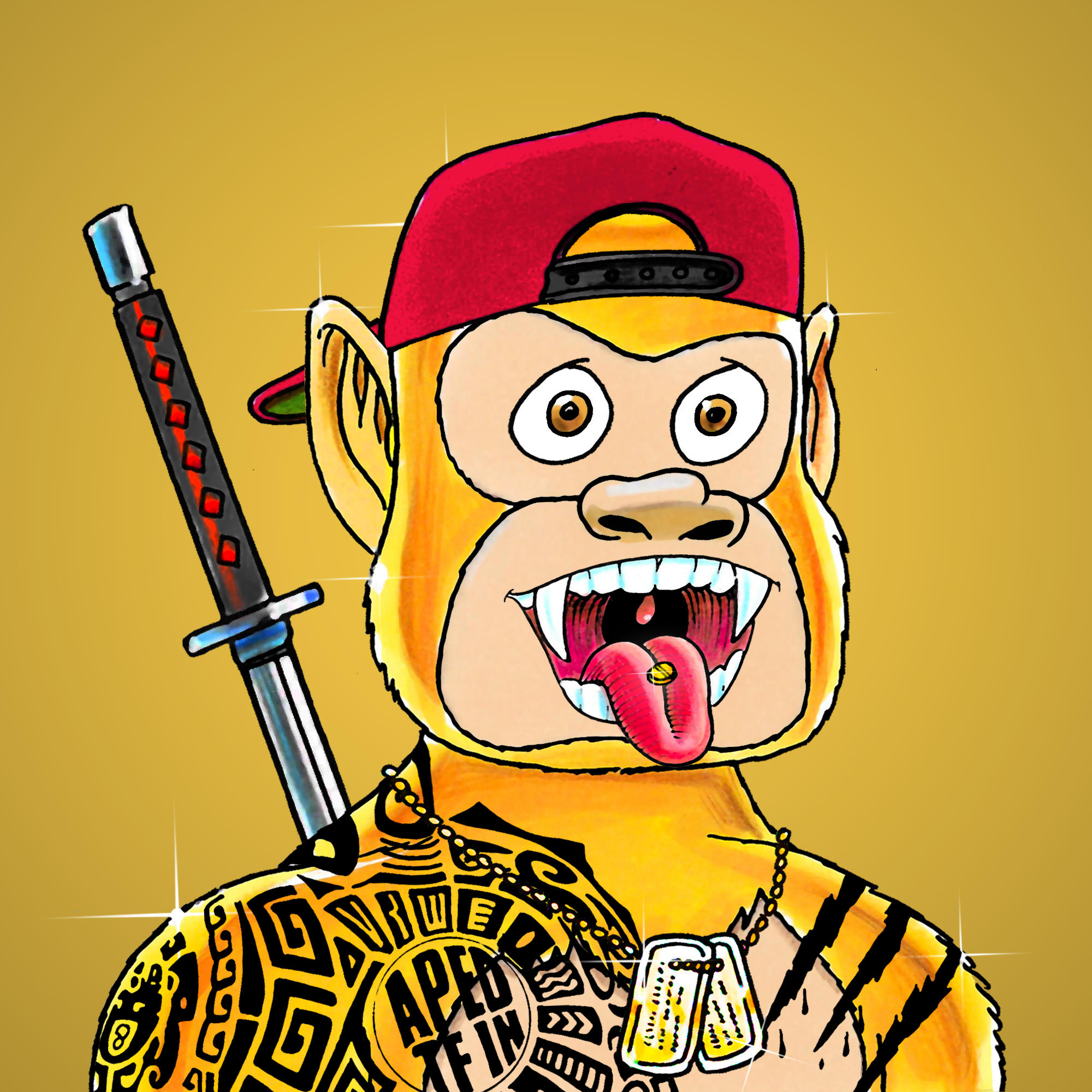 George Trosley - Jungle Freaks - Jungle Freak 1478 - NFT # 1478