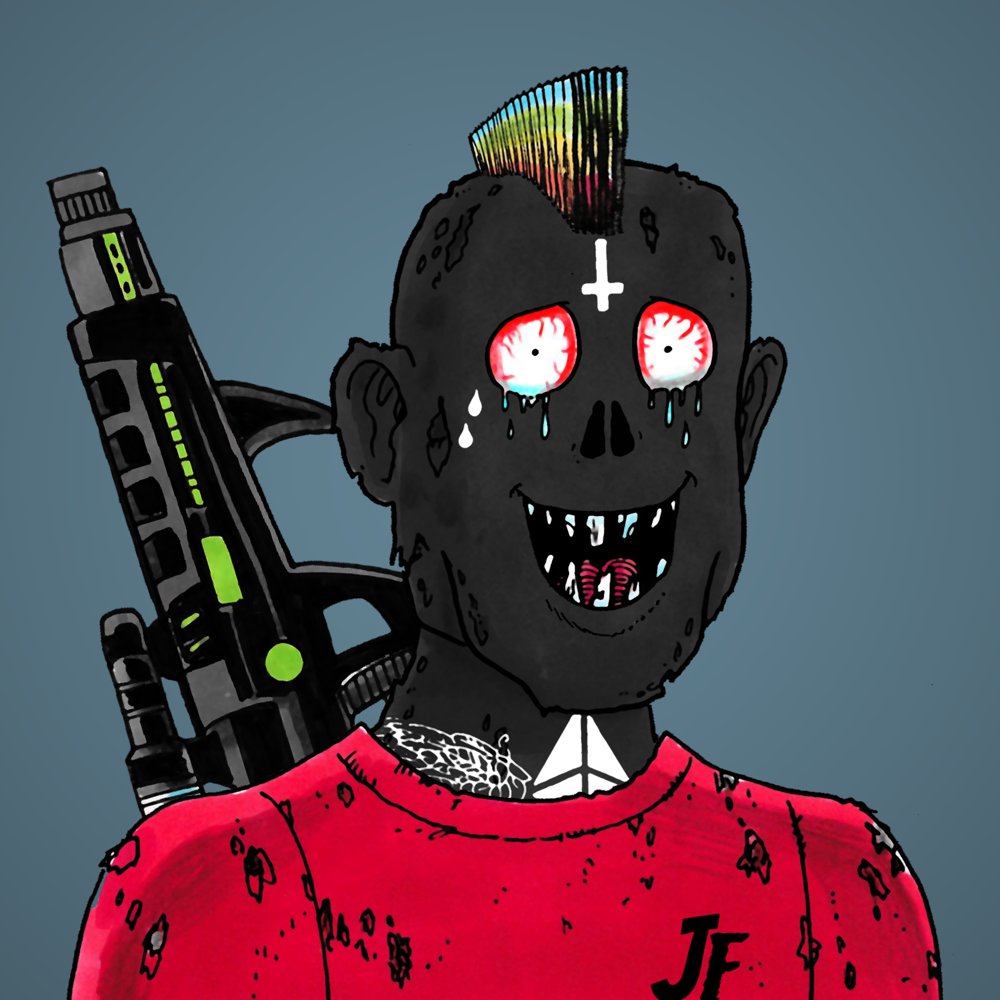 George Trosley - Jungle Freaks - Jungle Freak 148 - NFT # 148