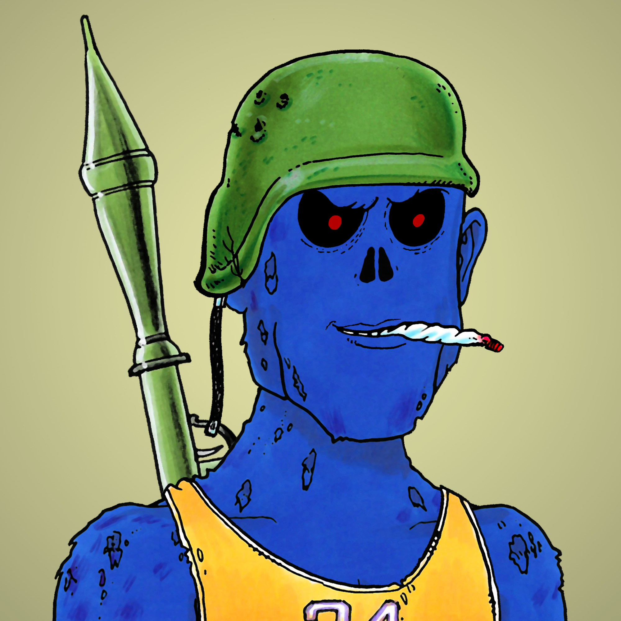 George Trosley - Jungle Freaks - Jungle Freak 1480 - NFT # 1480