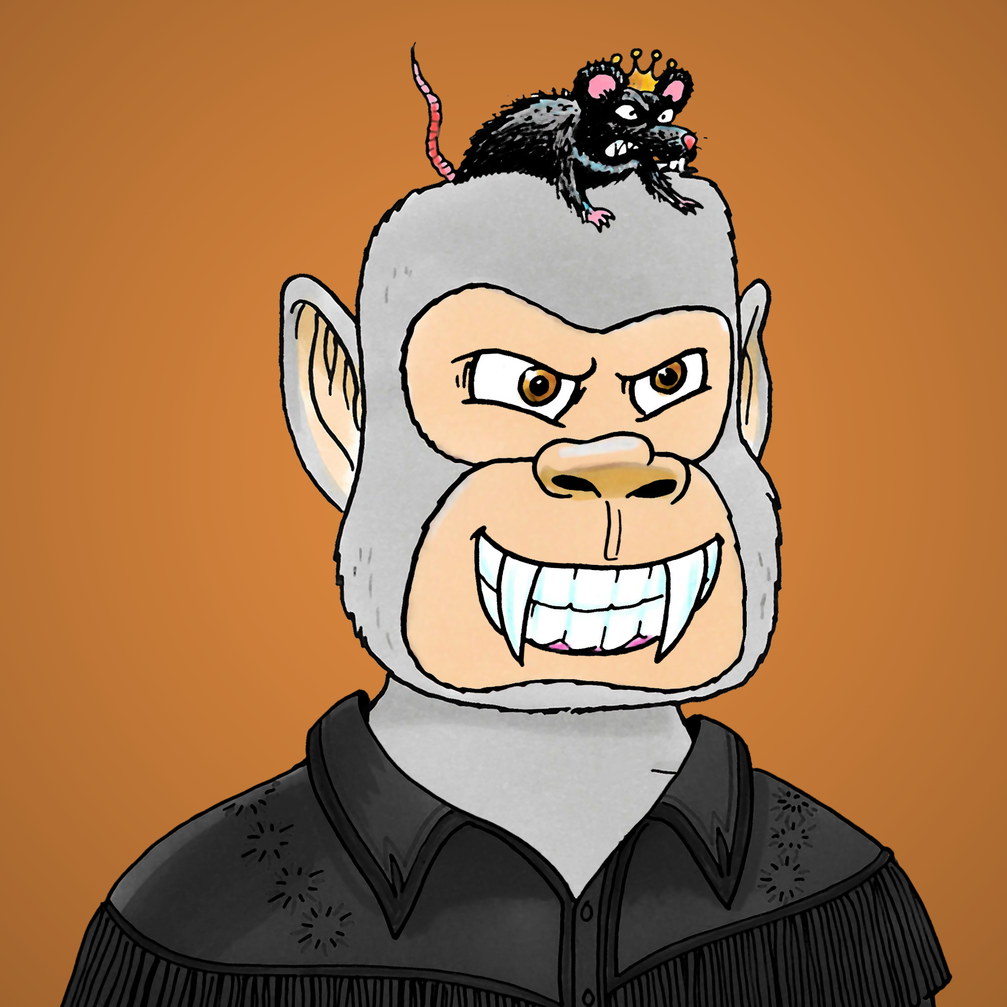 George Trosley - Jungle Freaks - Jungle Freak 1484 - NFT # 1484