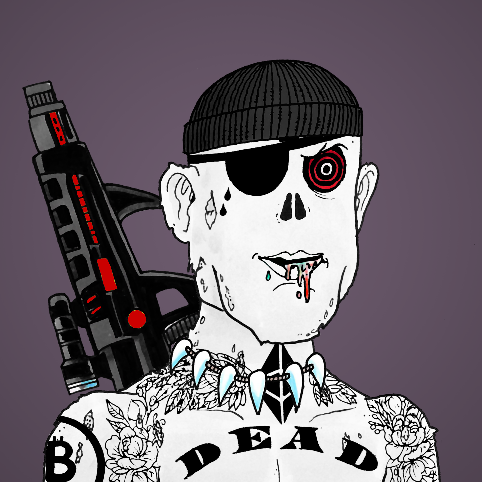 George Trosley - Jungle Freaks - Jungle Freak 1485 - NFT # 1485