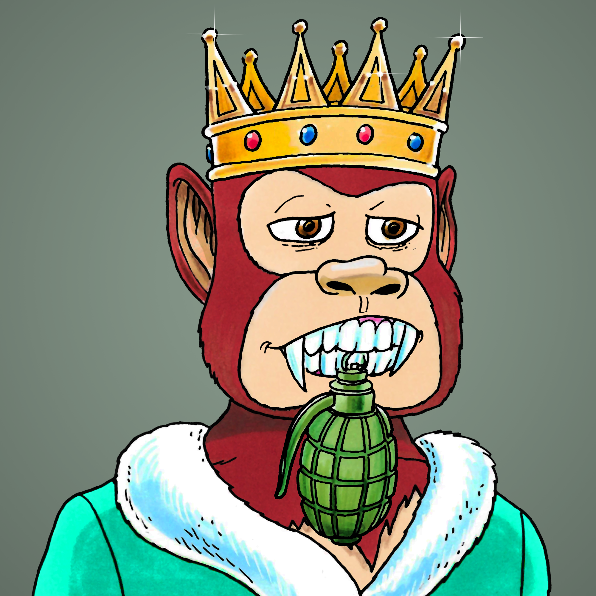 George Trosley - Jungle Freaks - Jungle Freak 1490 - NFT # 1490