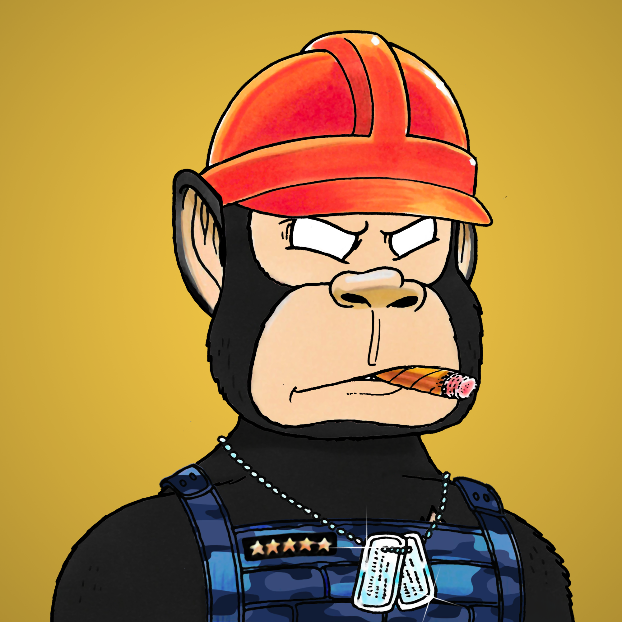 George Trosley - Jungle Freaks - Jungle Freak 1493 - NFT # 1493