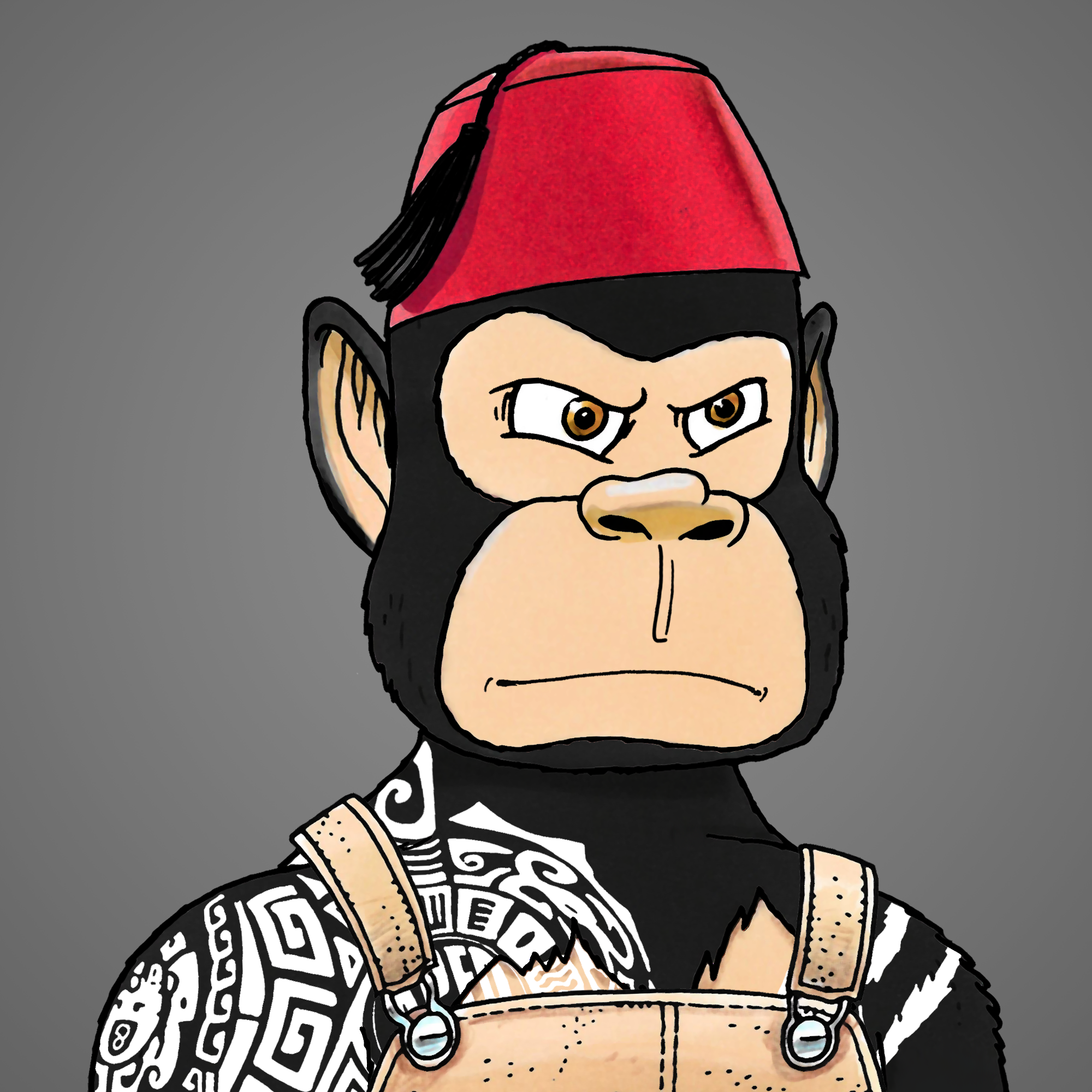 George Trosley - Jungle Freaks - Jungle Freak 1499 - NFT # 1499