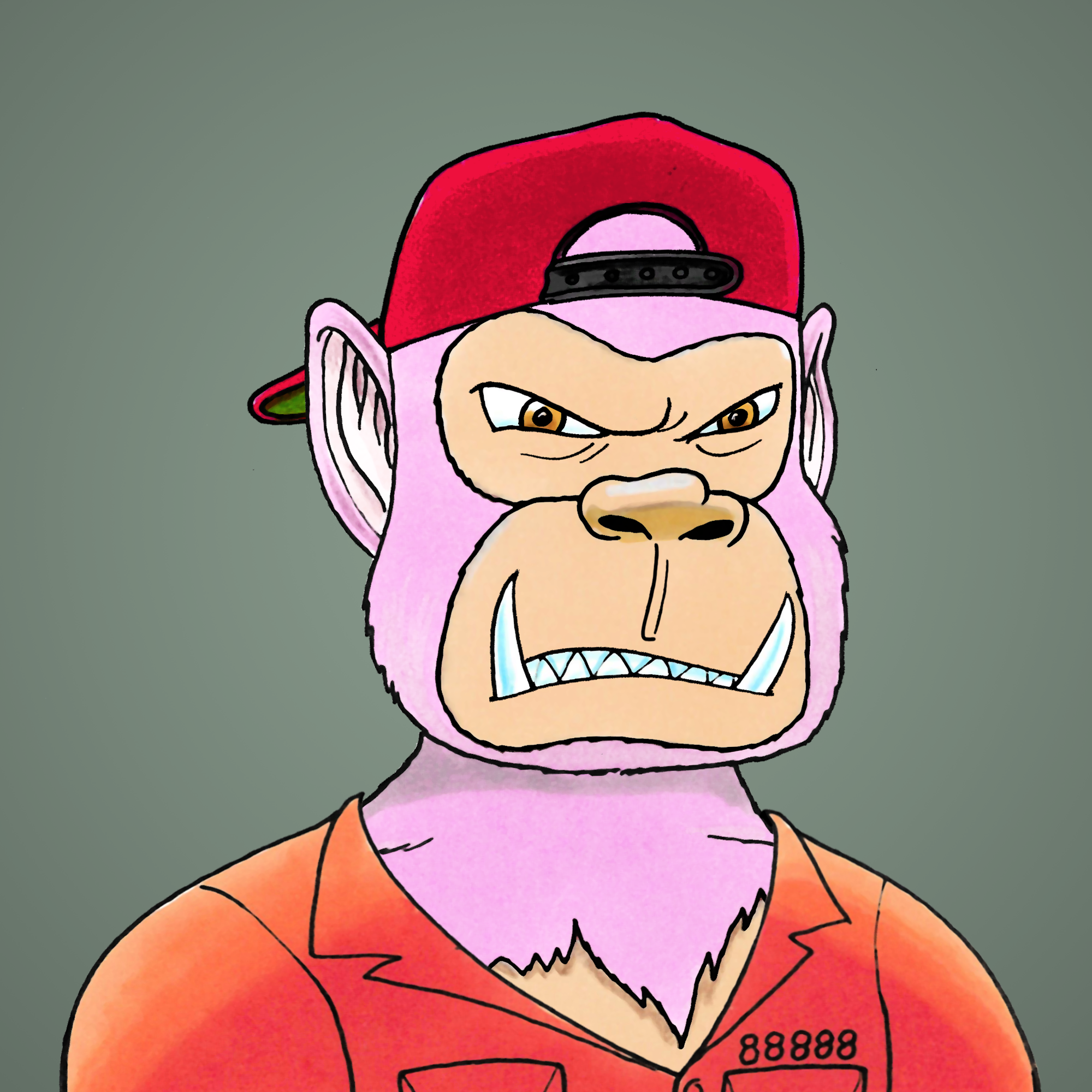 George Trosley - Jungle Freaks - Jungle Freak 150 - NFT # 150