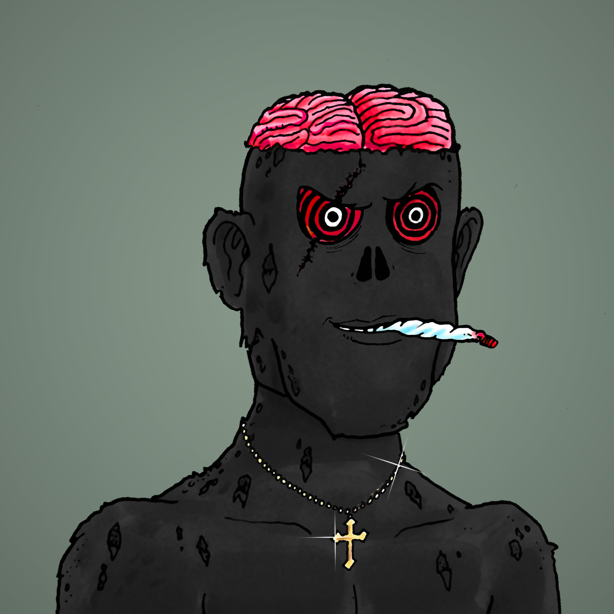 George Trosley - Jungle Freaks - Jungle Freak 1501 - NFT # 1501